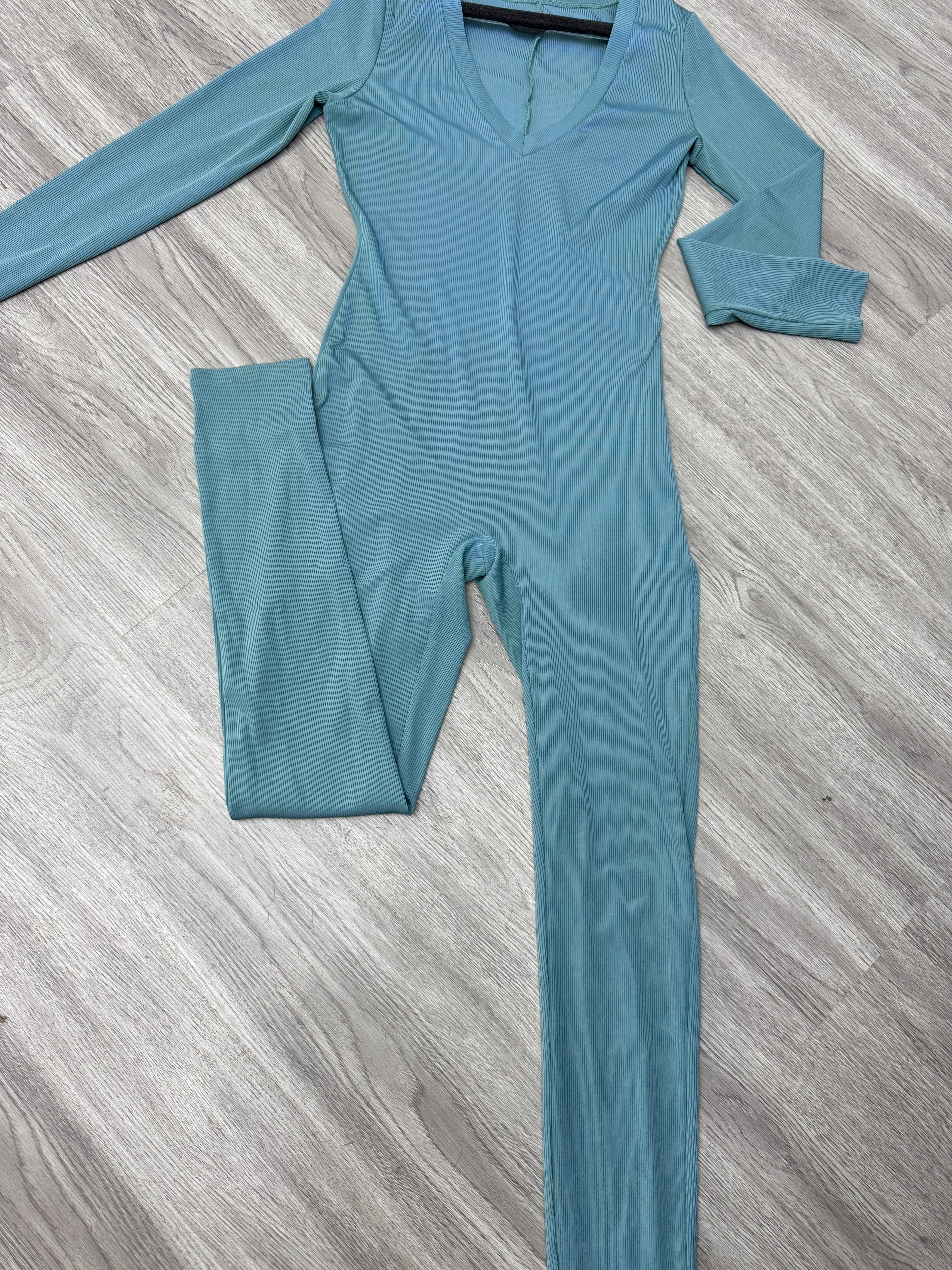 Catsuit gym celeste