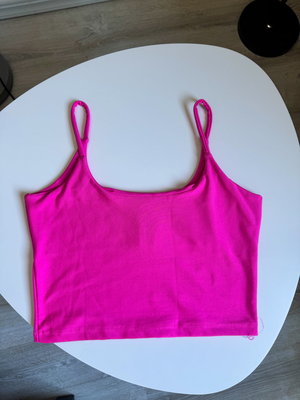 Top rosado elastizado