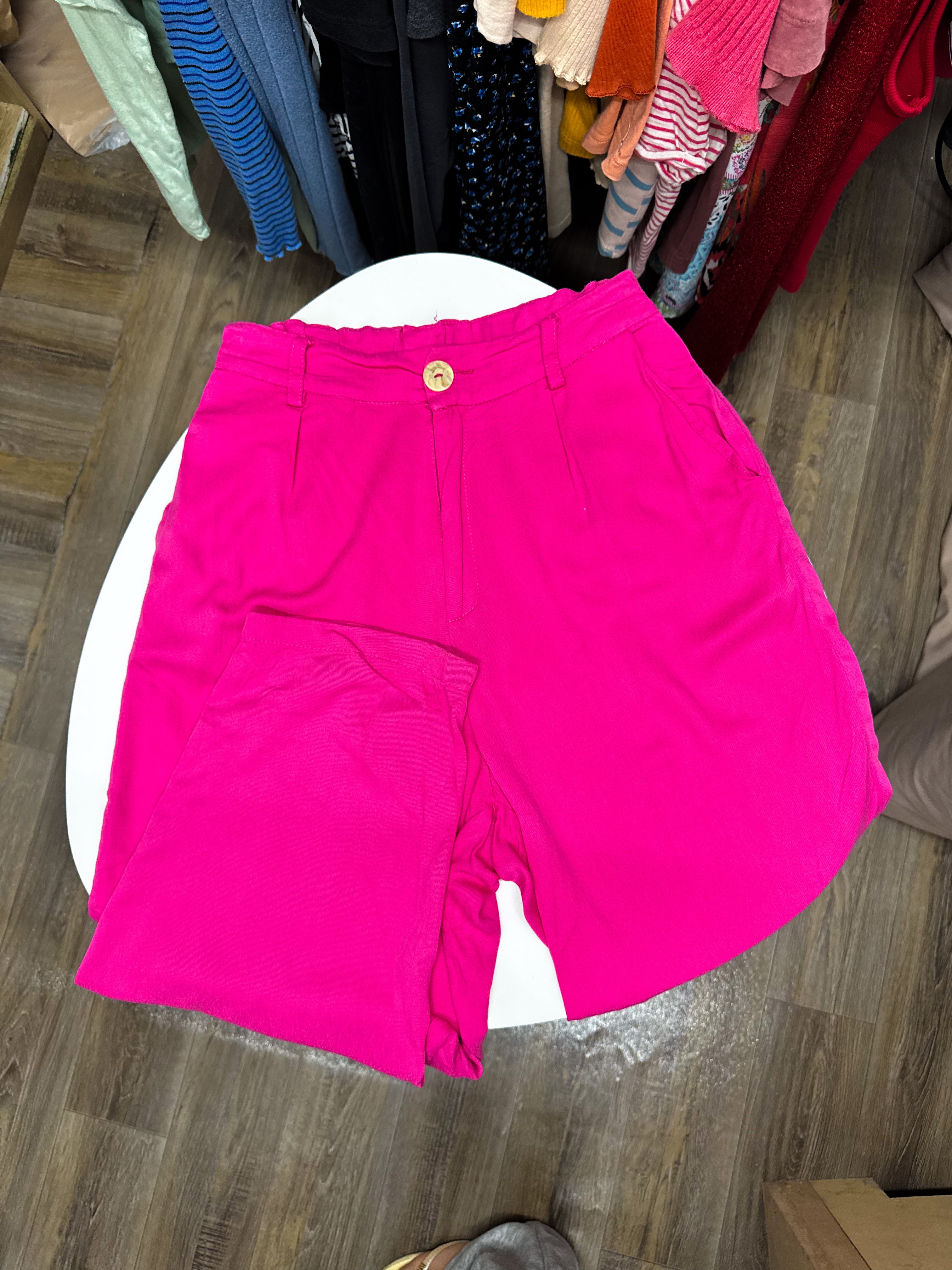 Pantalón rosado tipo oficina