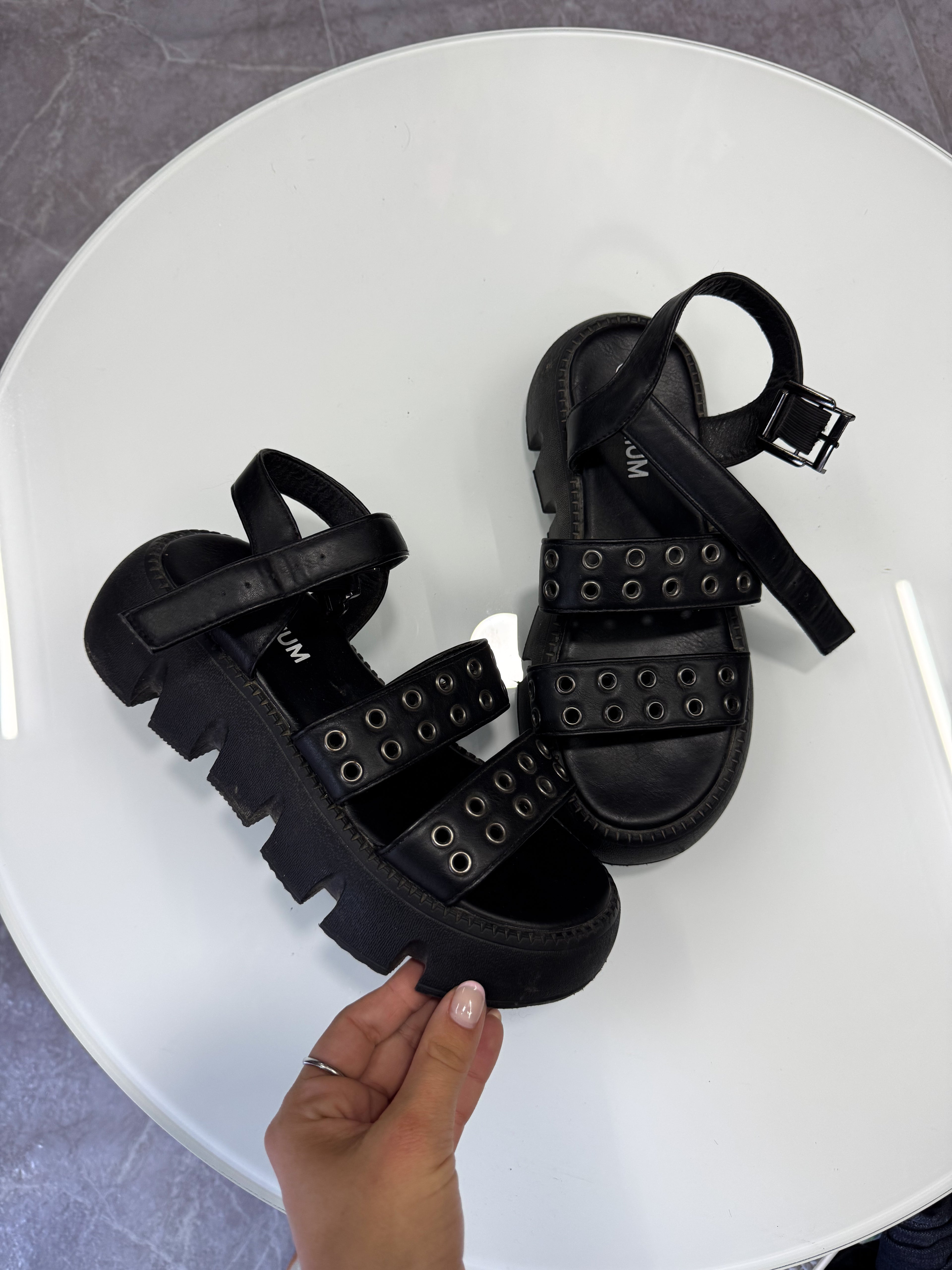 Sandalias negras talle 37