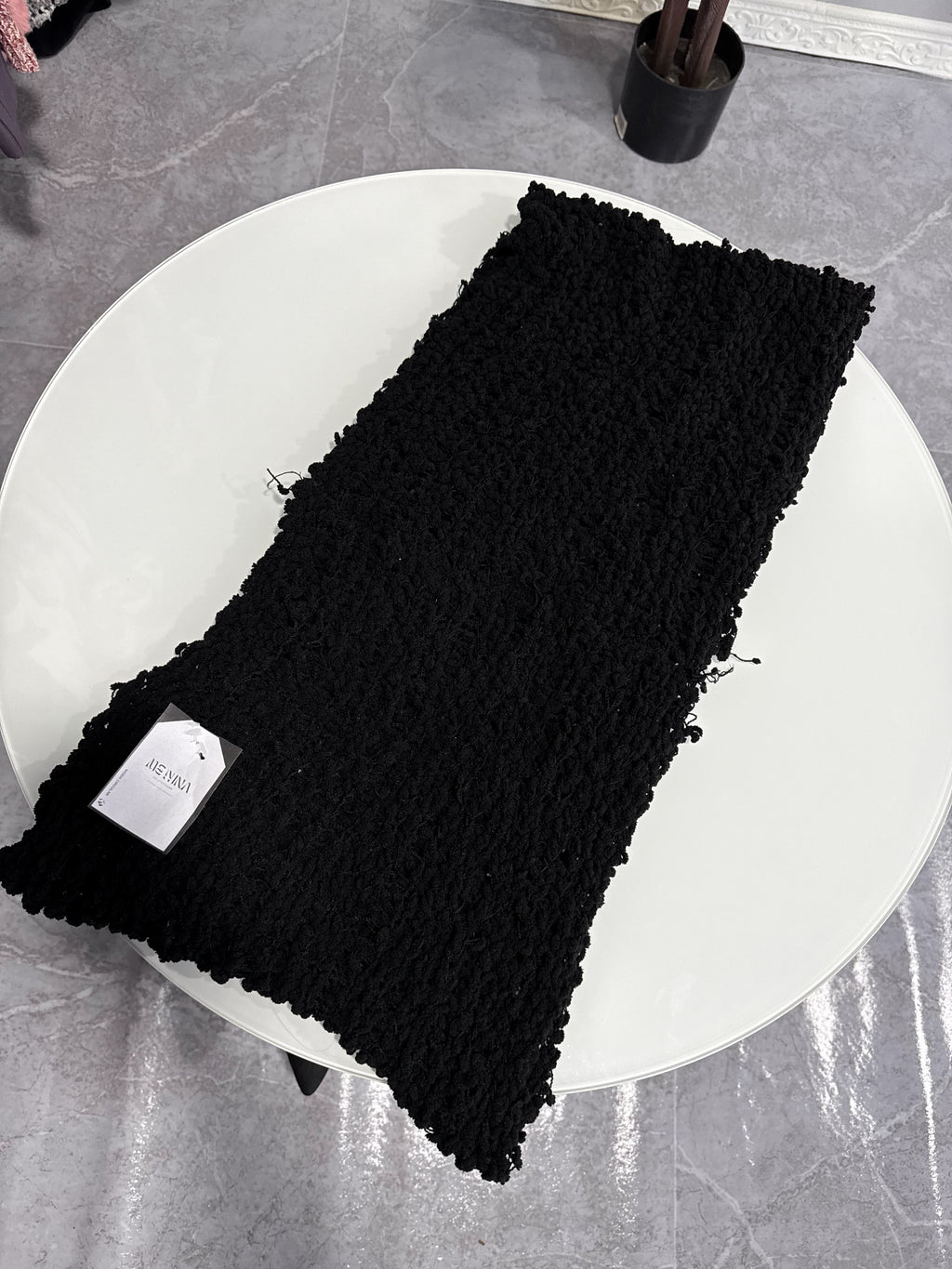 Bufanda/cuello negro