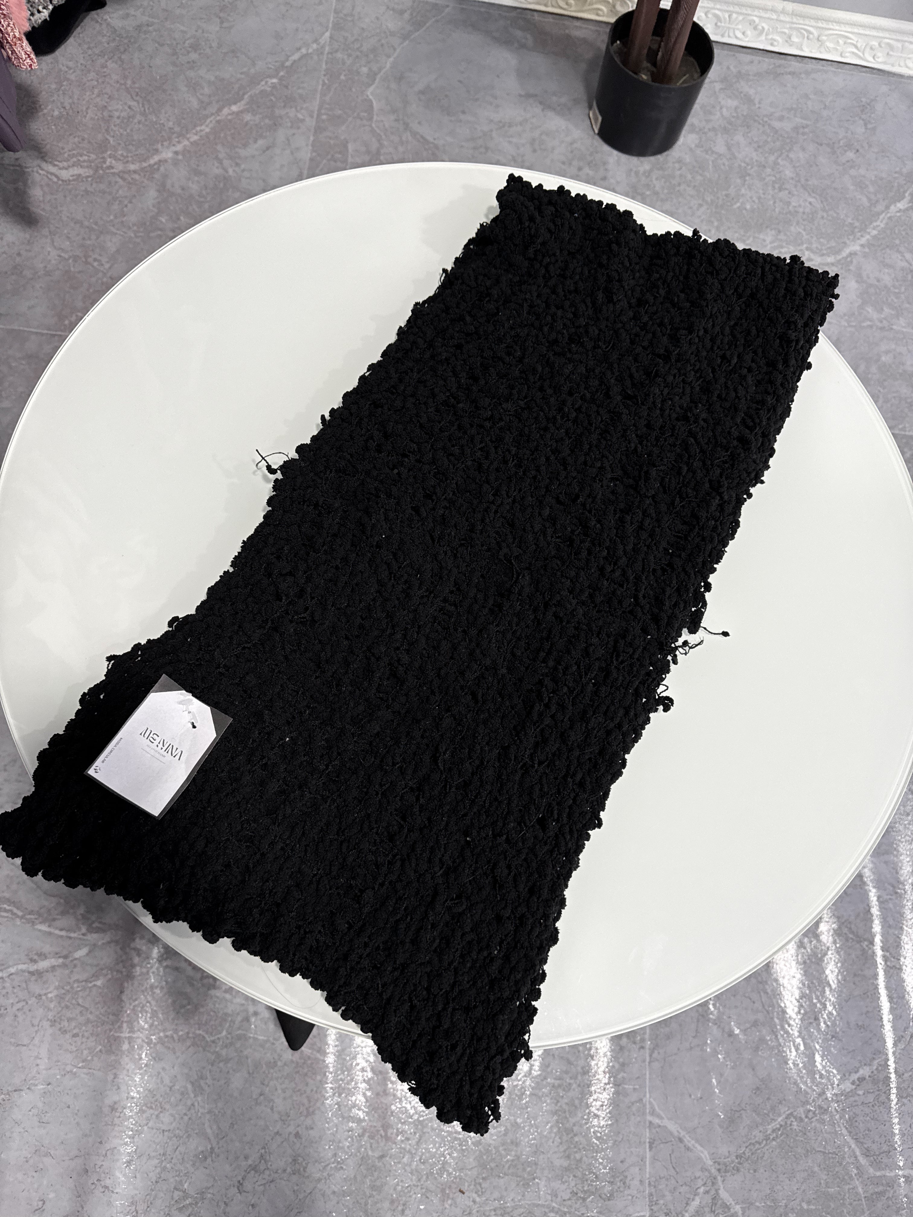 Bufanda/cuello negro