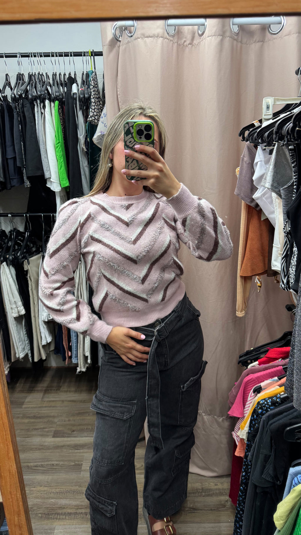 Buzo rosado Only