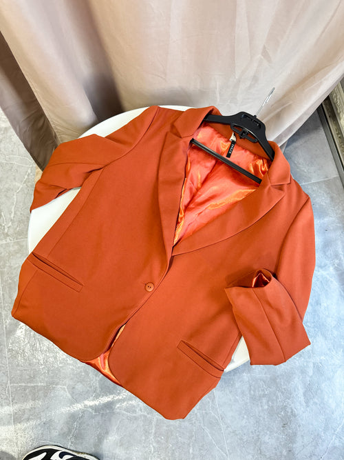 Blazer naranja Dolce Ragazza talle M