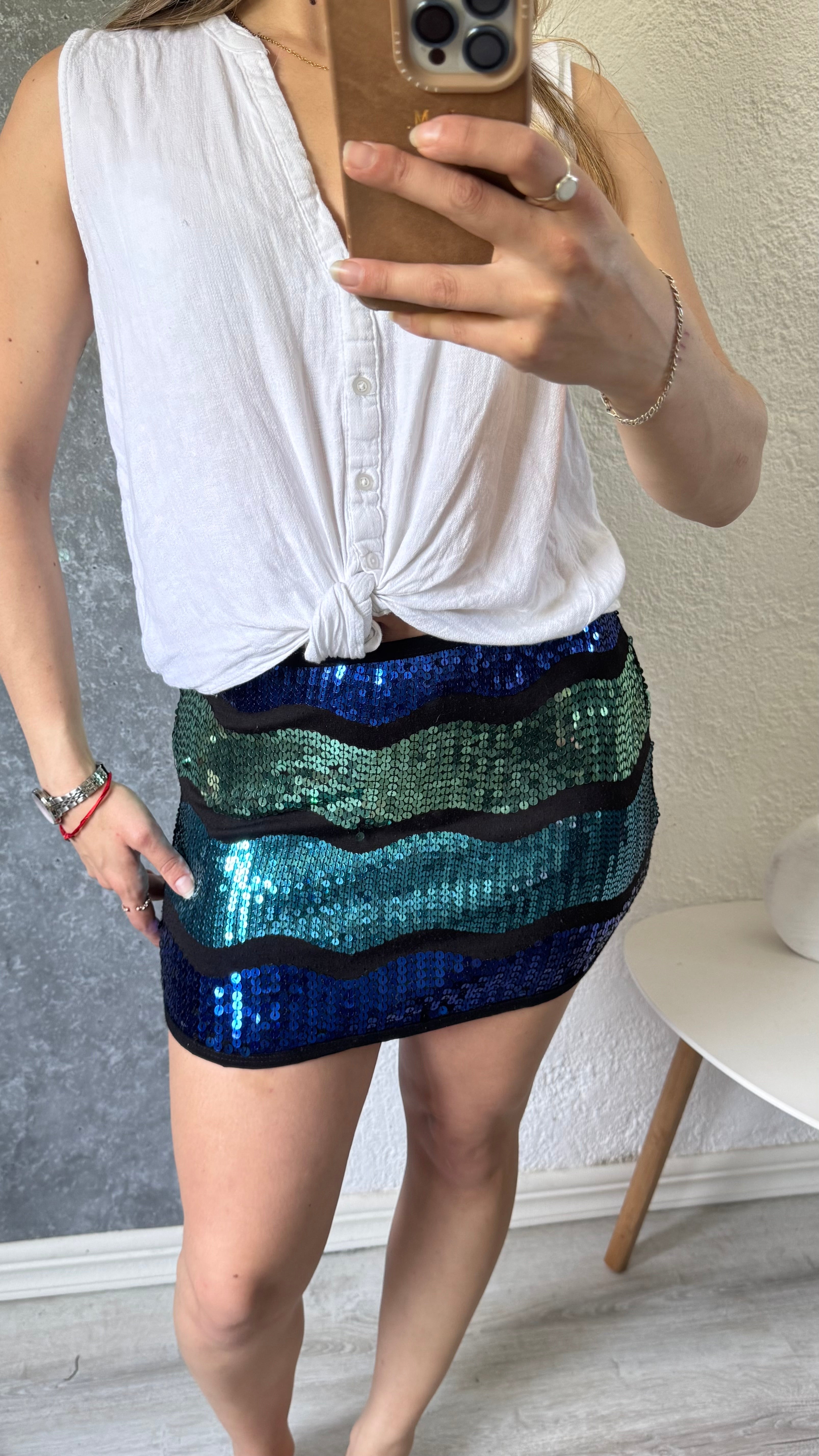 Pollera de lentejuelas Forever 21