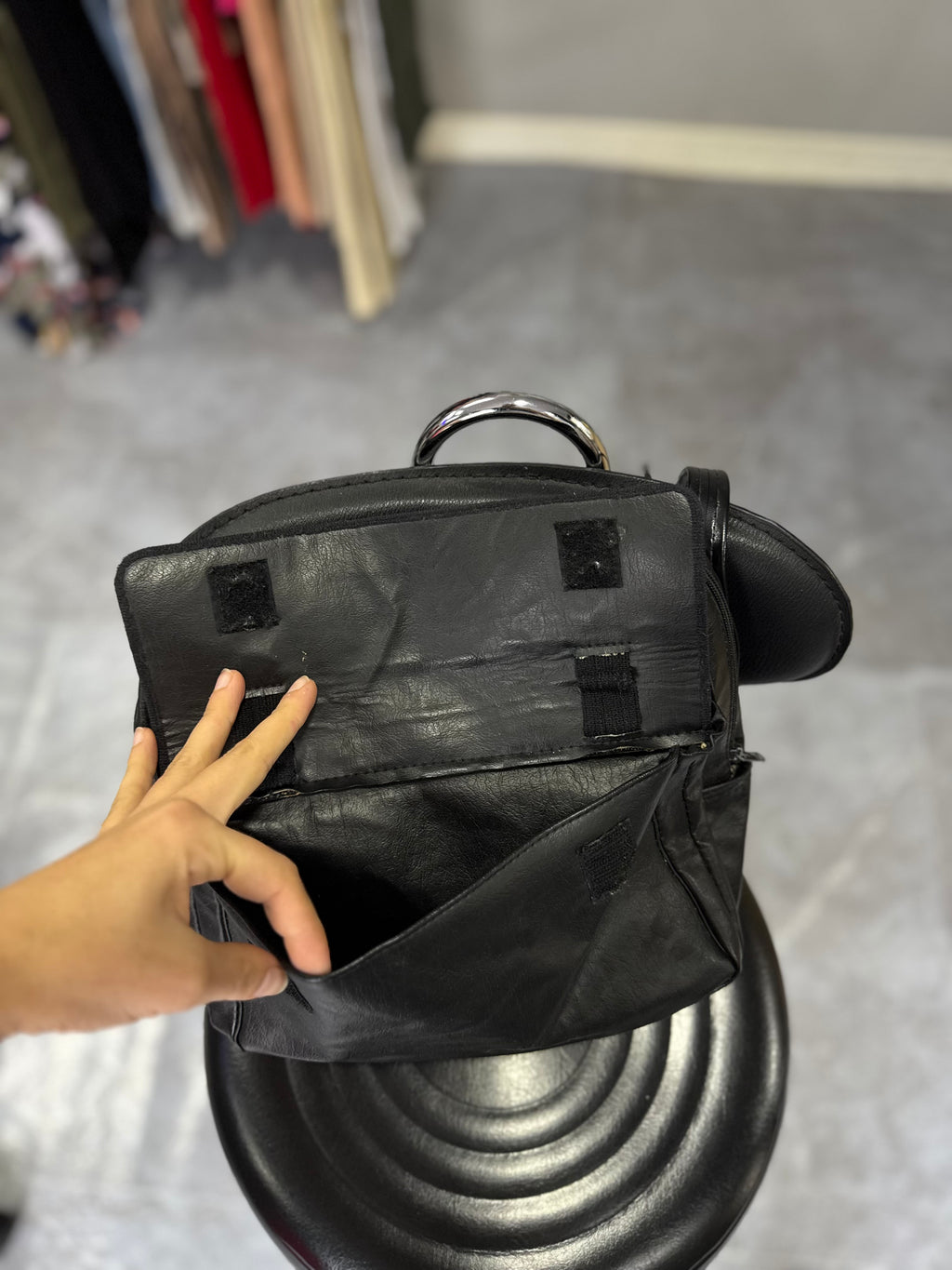 Cartera bandolera negra