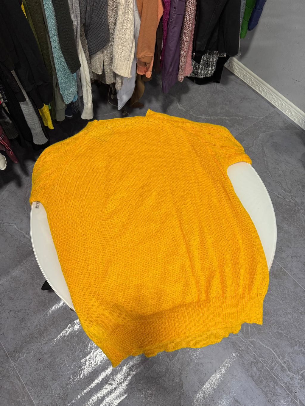 Buzo de lana naranja NUEVO