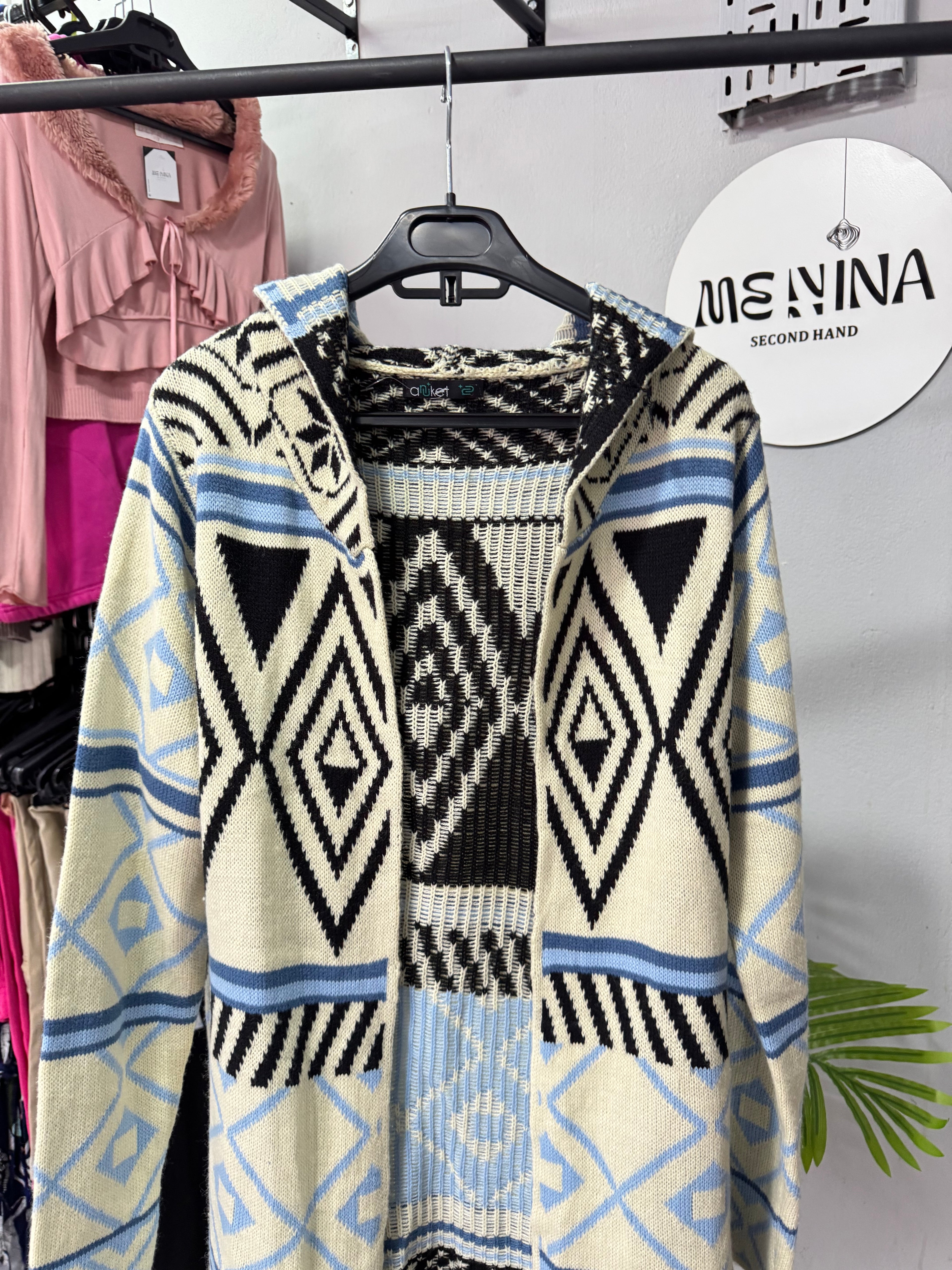 Saco talle único con capucha