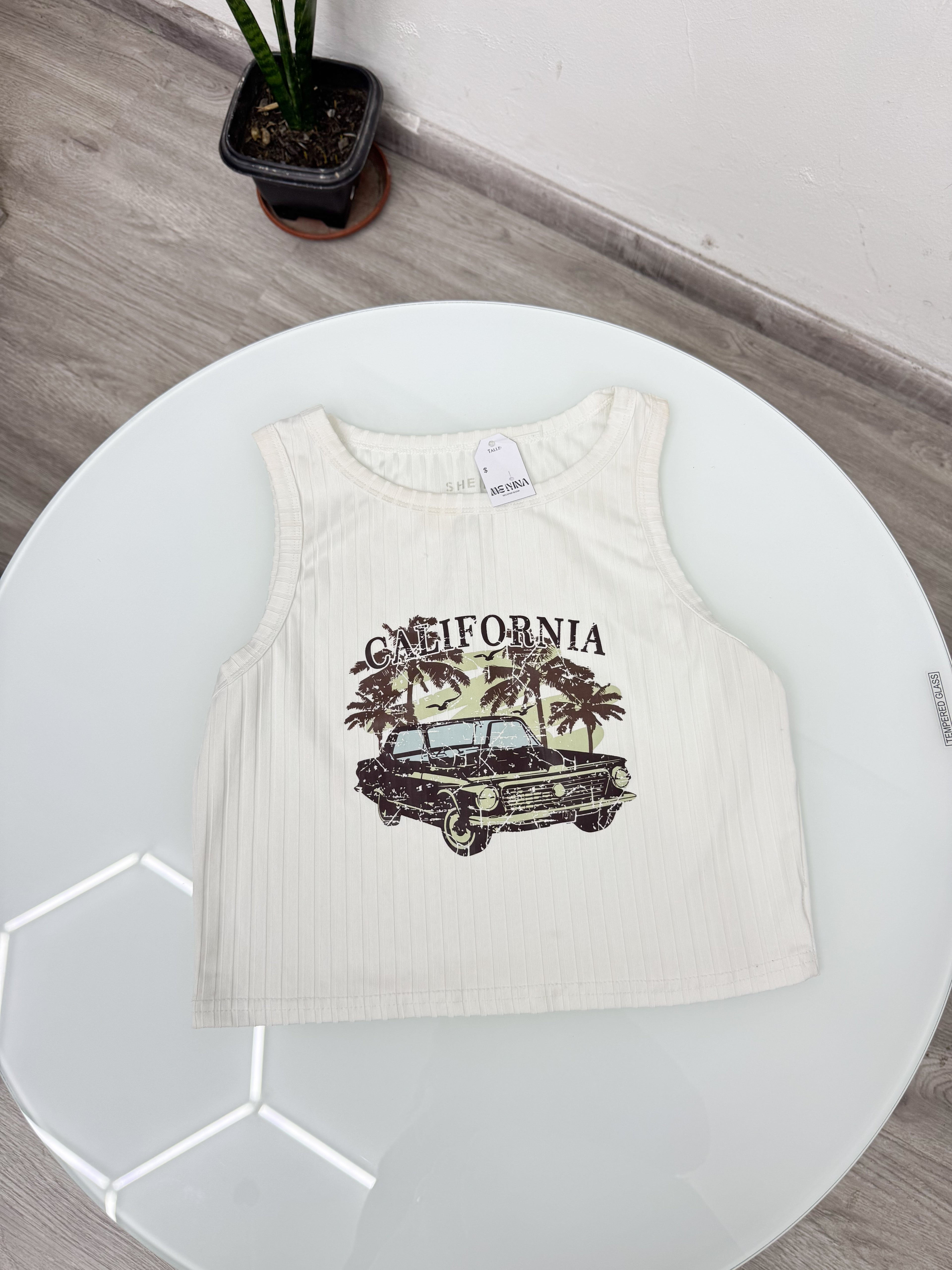 Top blanco california