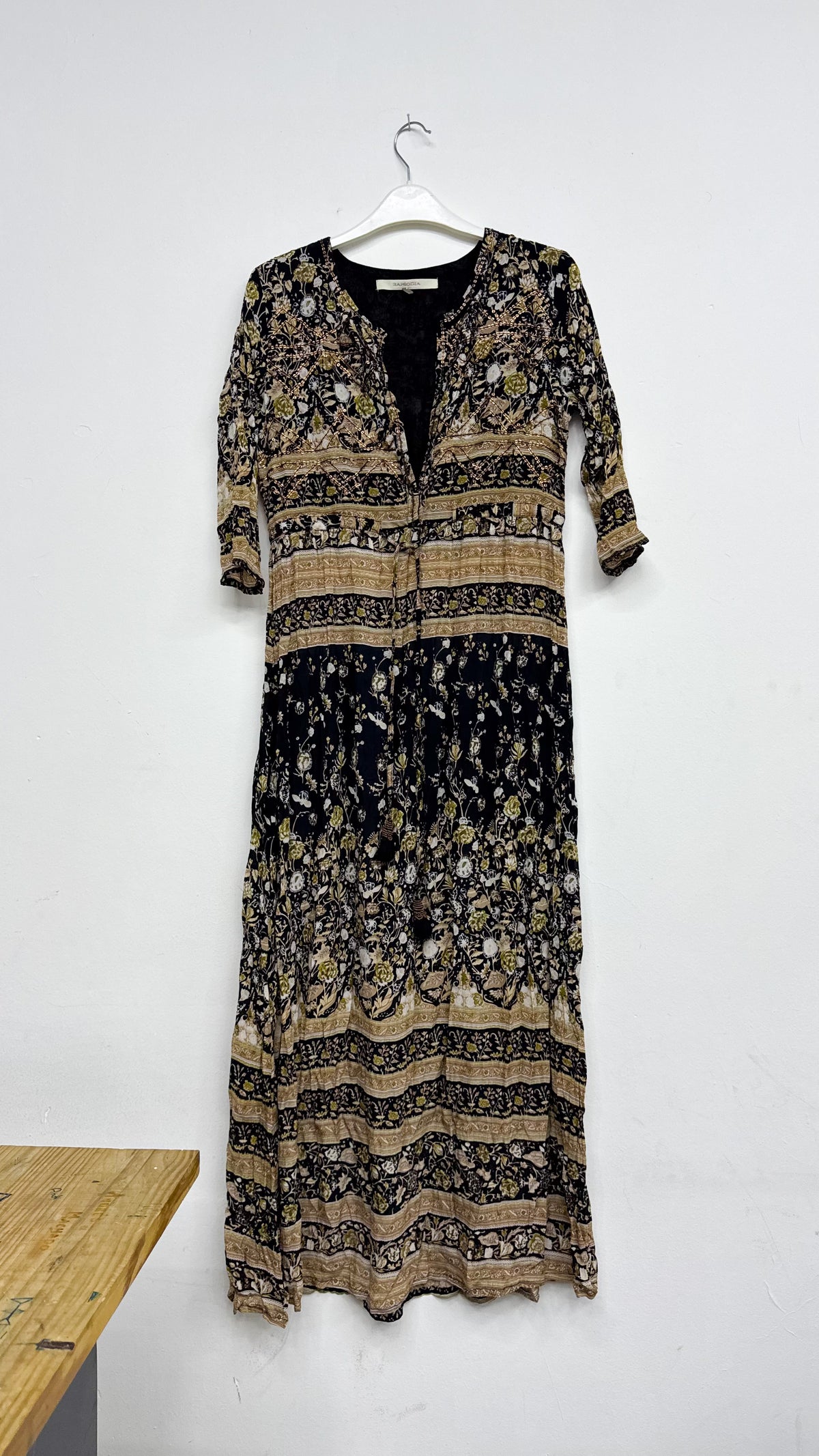 Vestido largo RAPSODIA talle M