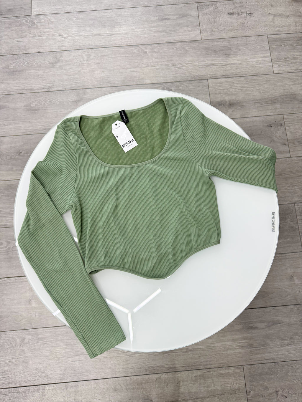 Top verde manga larga Renner
