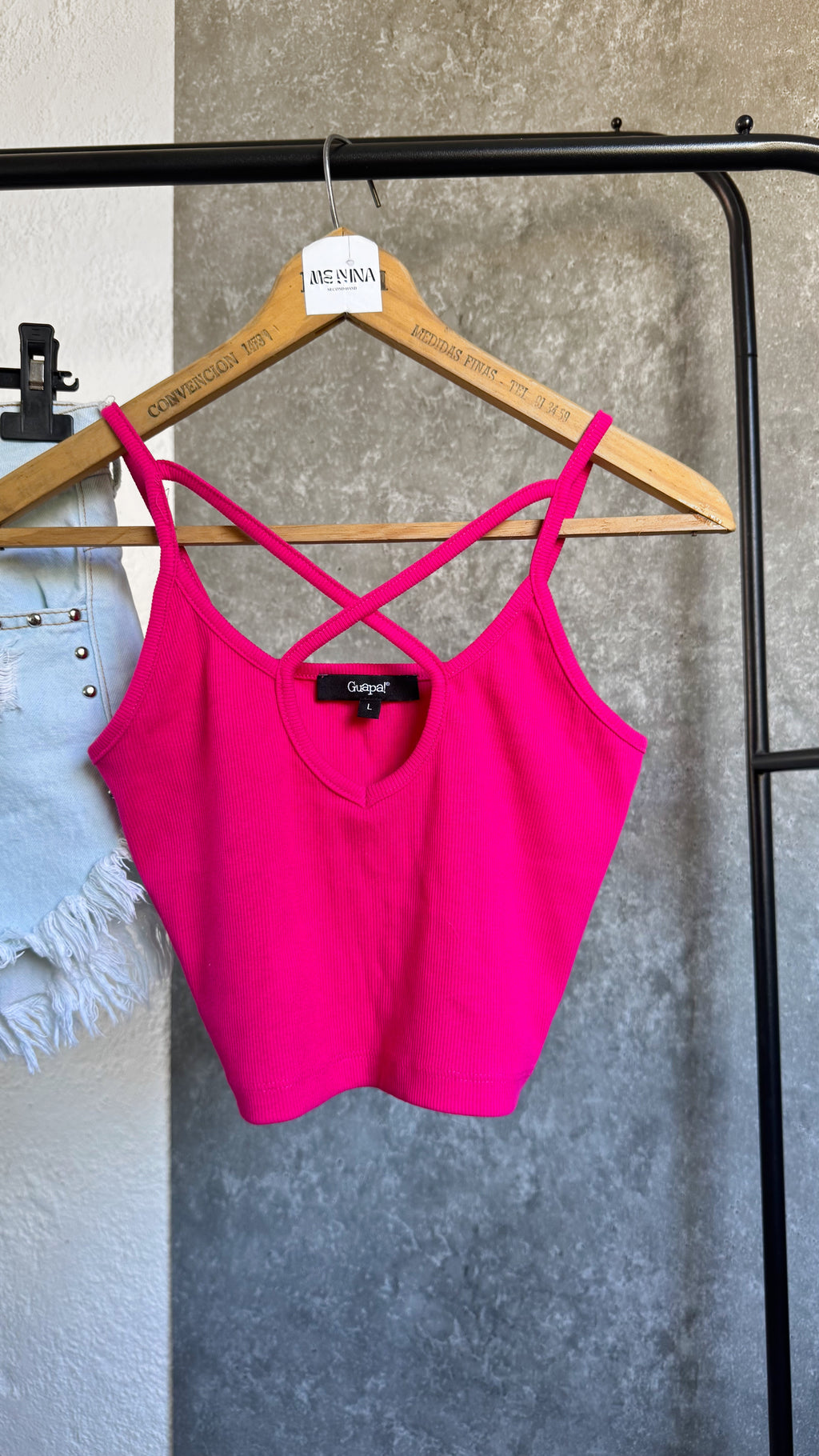 Top rosa GUAPA