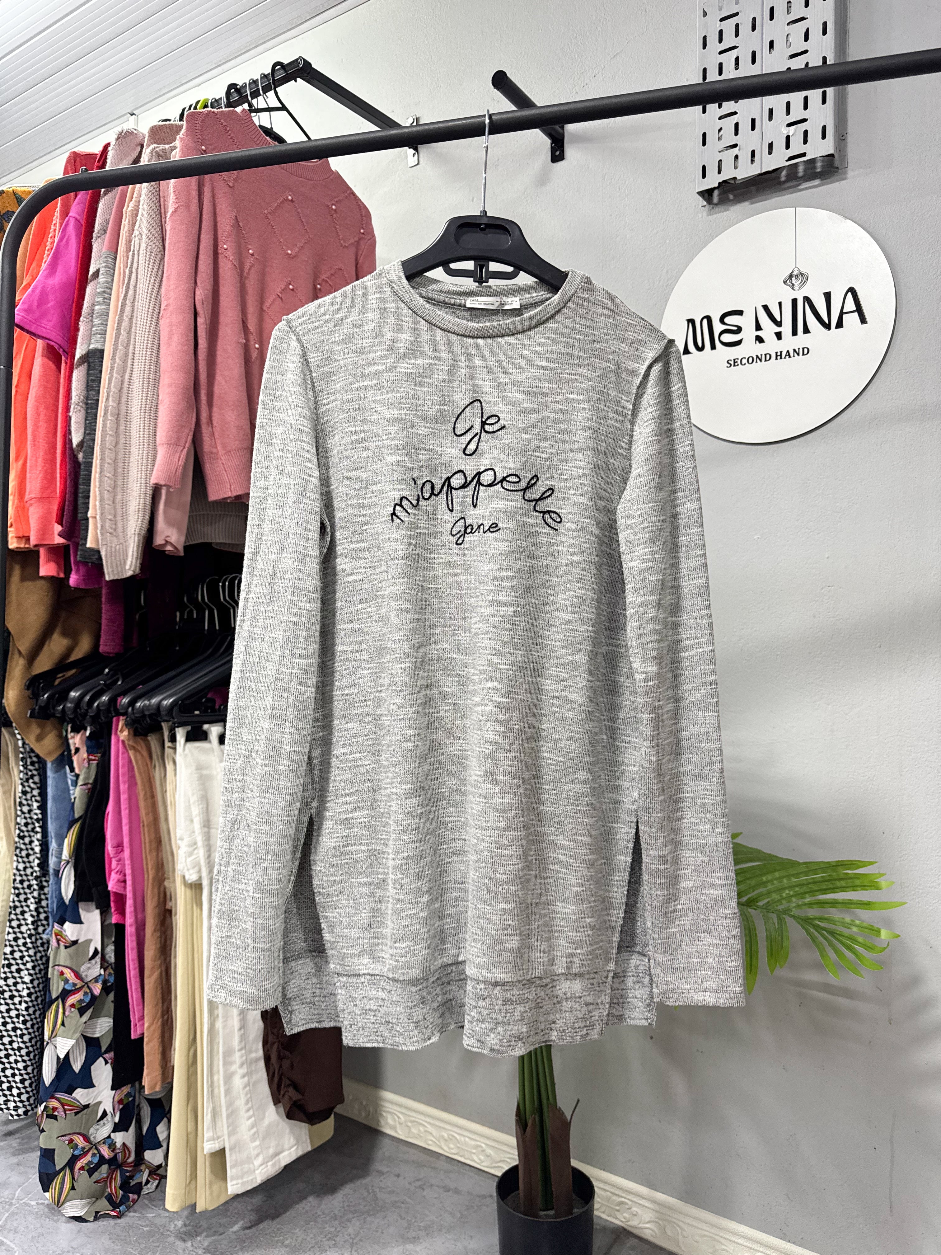 Buzo gris ZARA