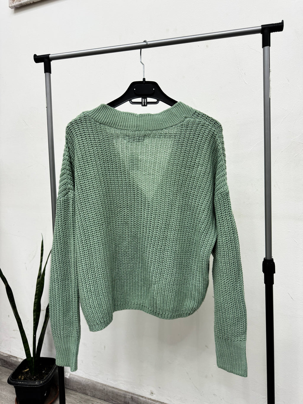 Saco crop verde agua ONLY