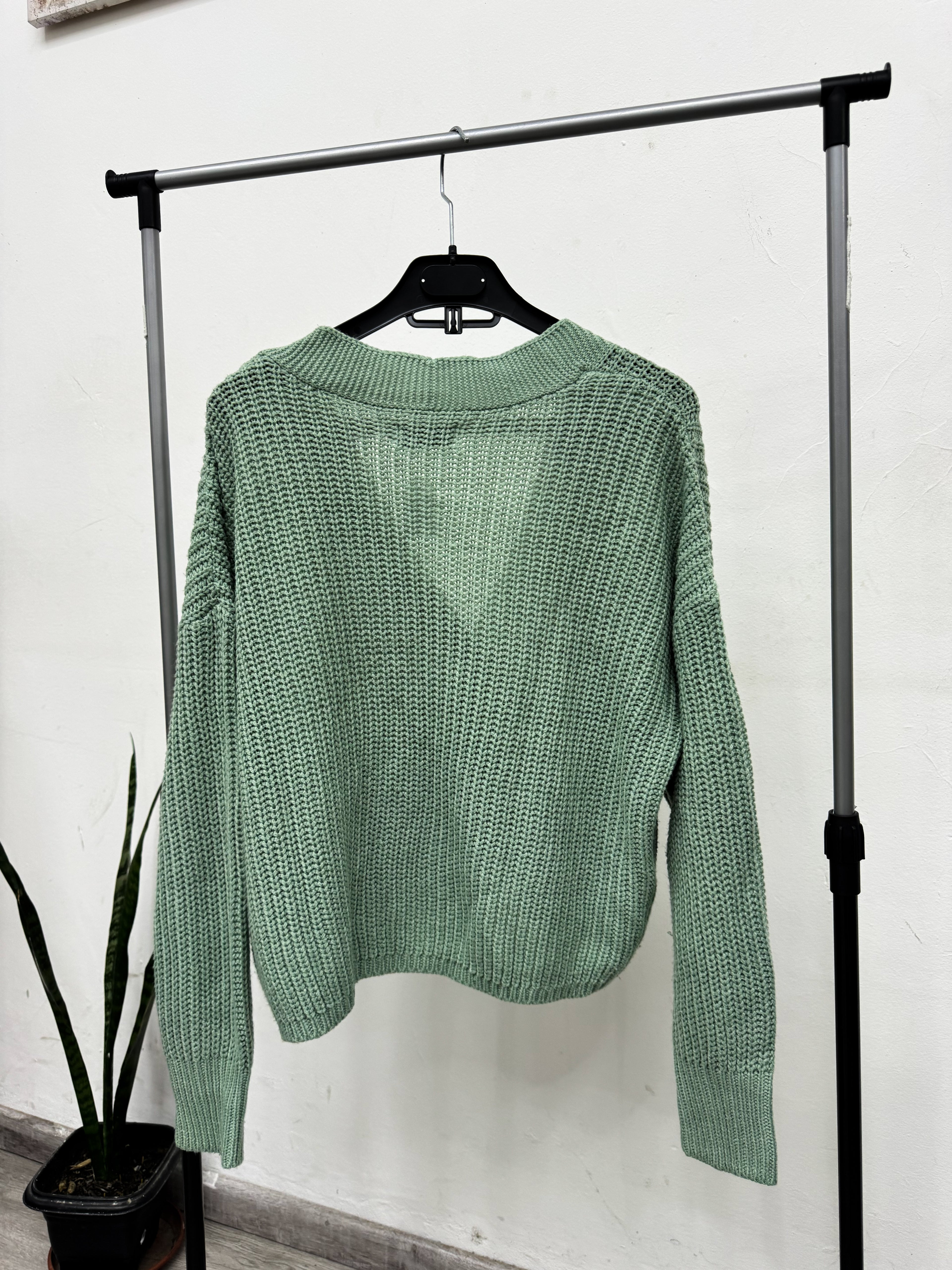Saco crop verde agua ONLY