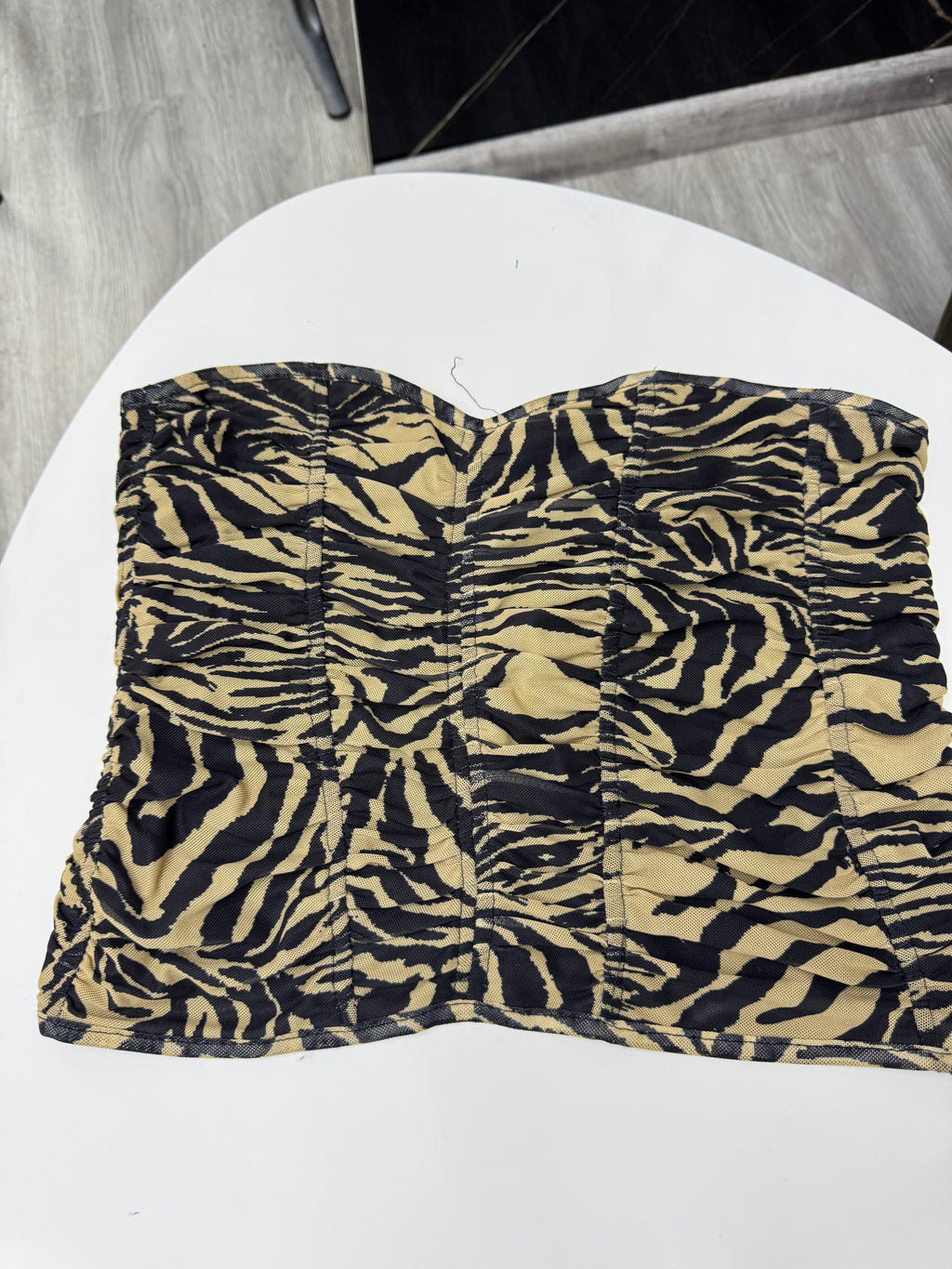 Top corset animal print