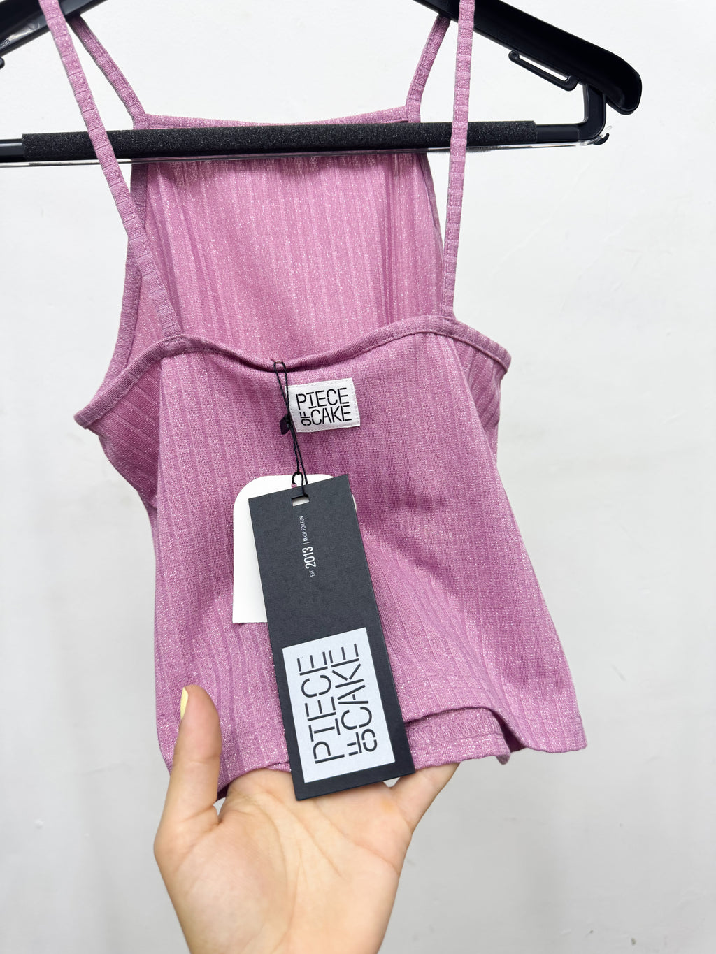 Top rosado brilloso NUEVO