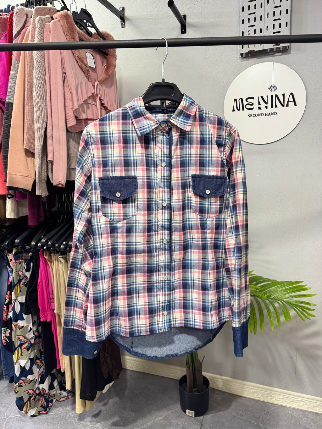 Camisa a cuadros con Jean