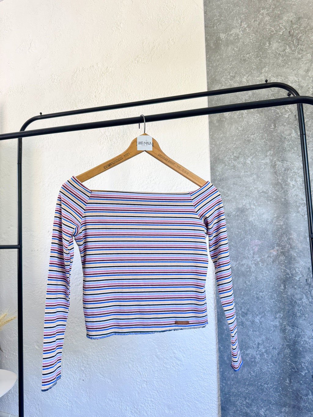 Remerita manga larga a rayas Sacramento