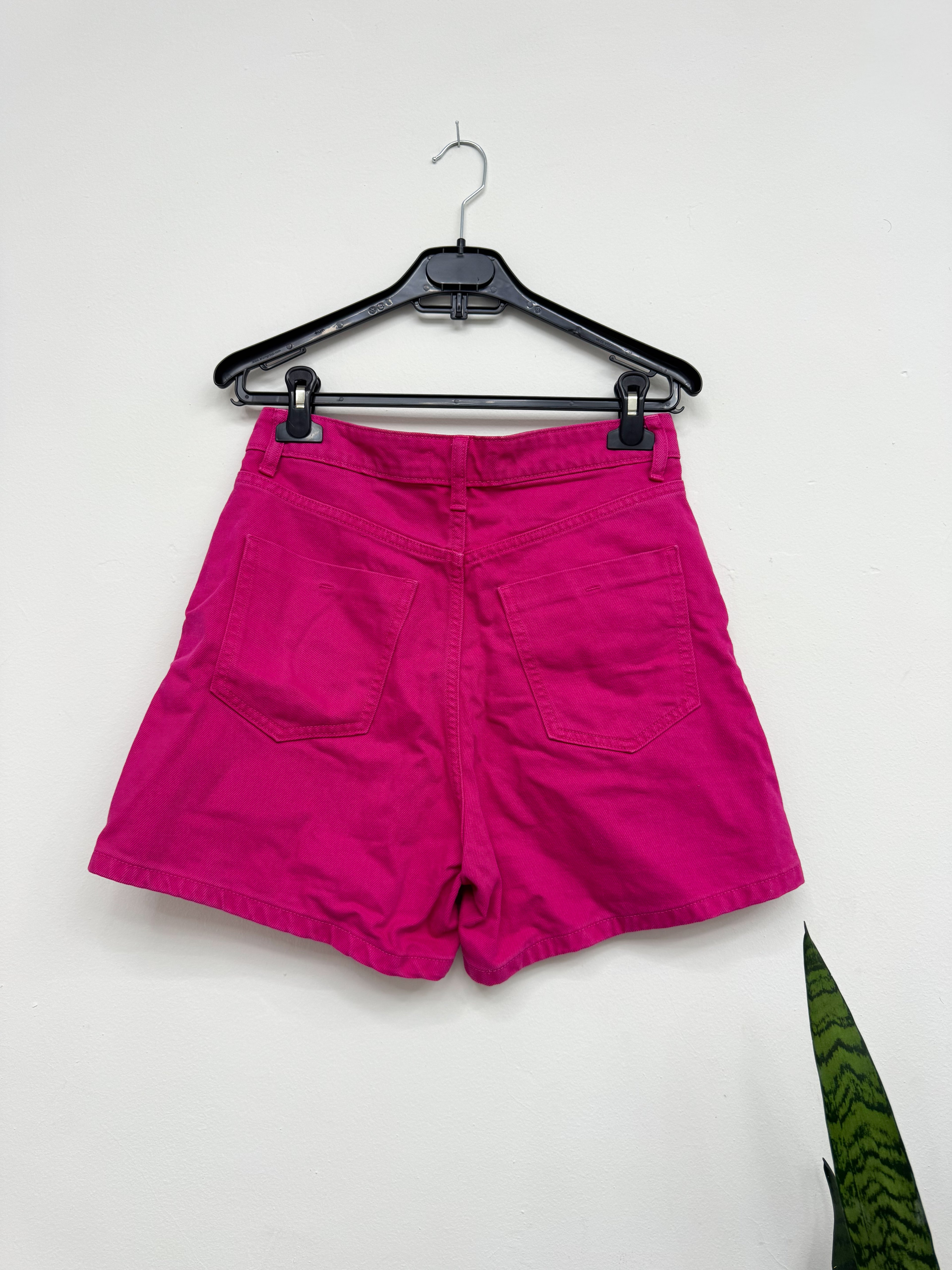 Short de Jean rosado, tiro alto