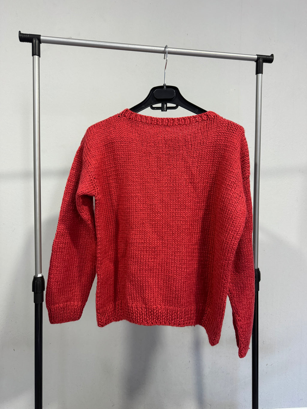 Buzo rojo de lana