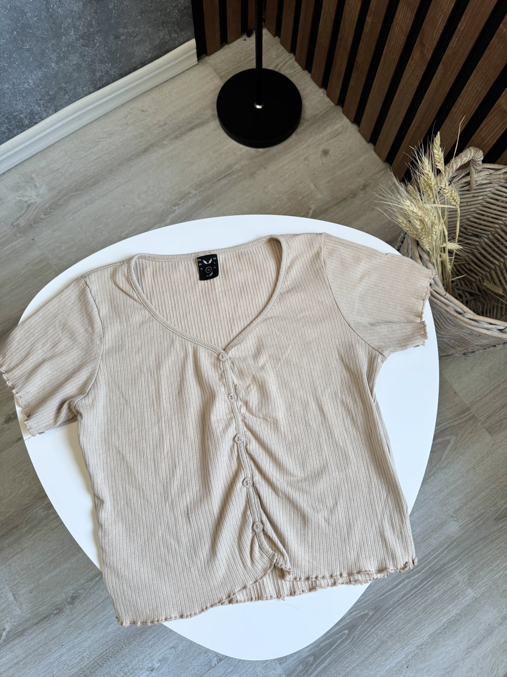 Top/remerita beige Dolce Ragazza