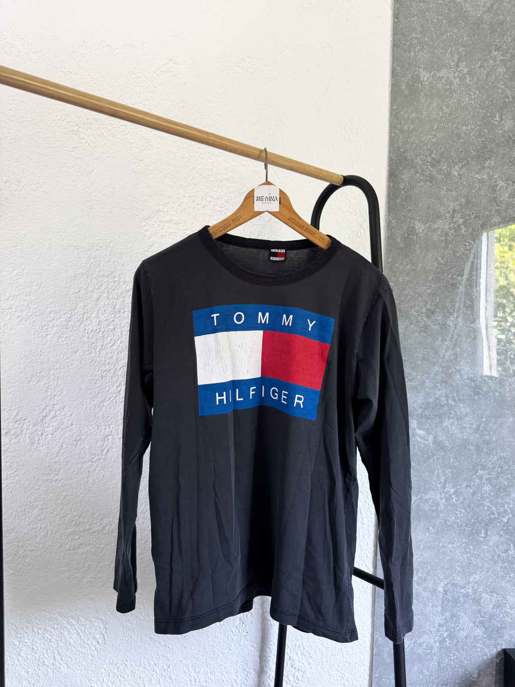 Remera manga larga Tommy imitación