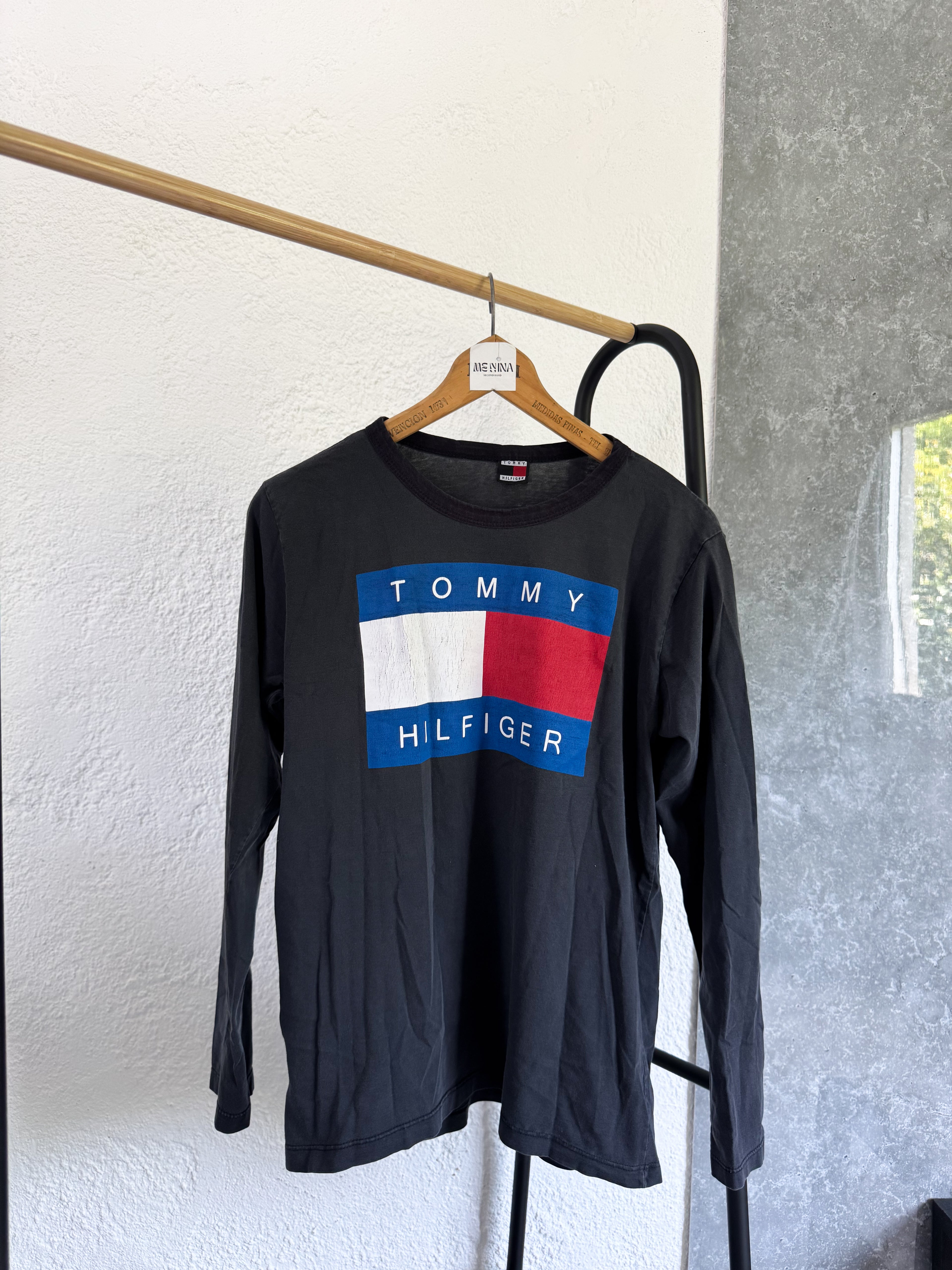 Remera manga larga Tommy imitación