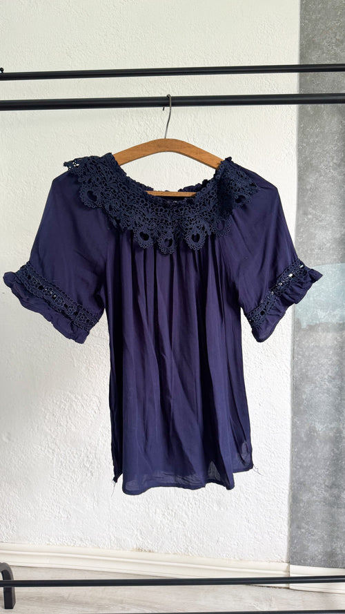 Blusa azul talle L/XL