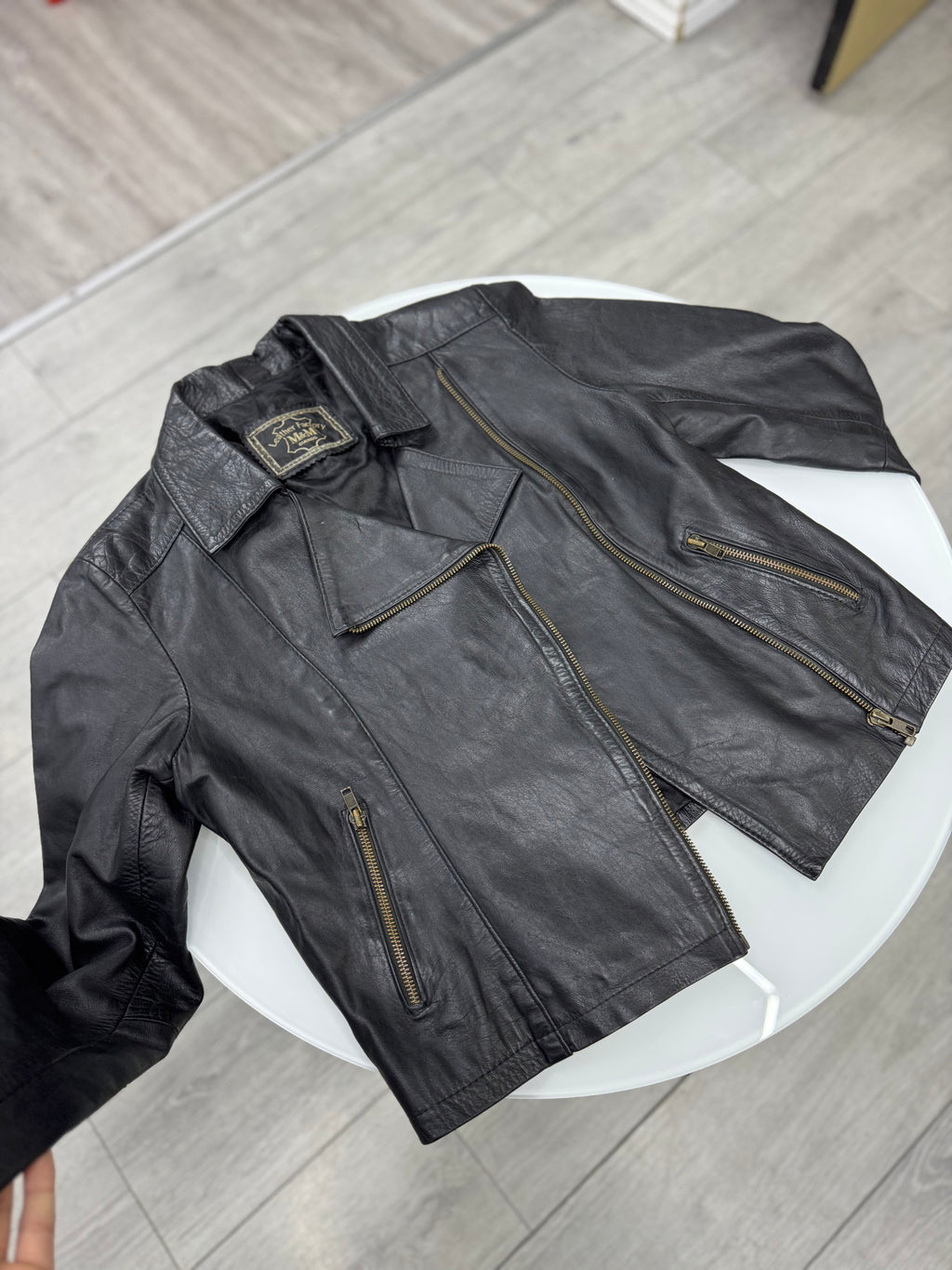 Chaqueta 100% cuero legítimo