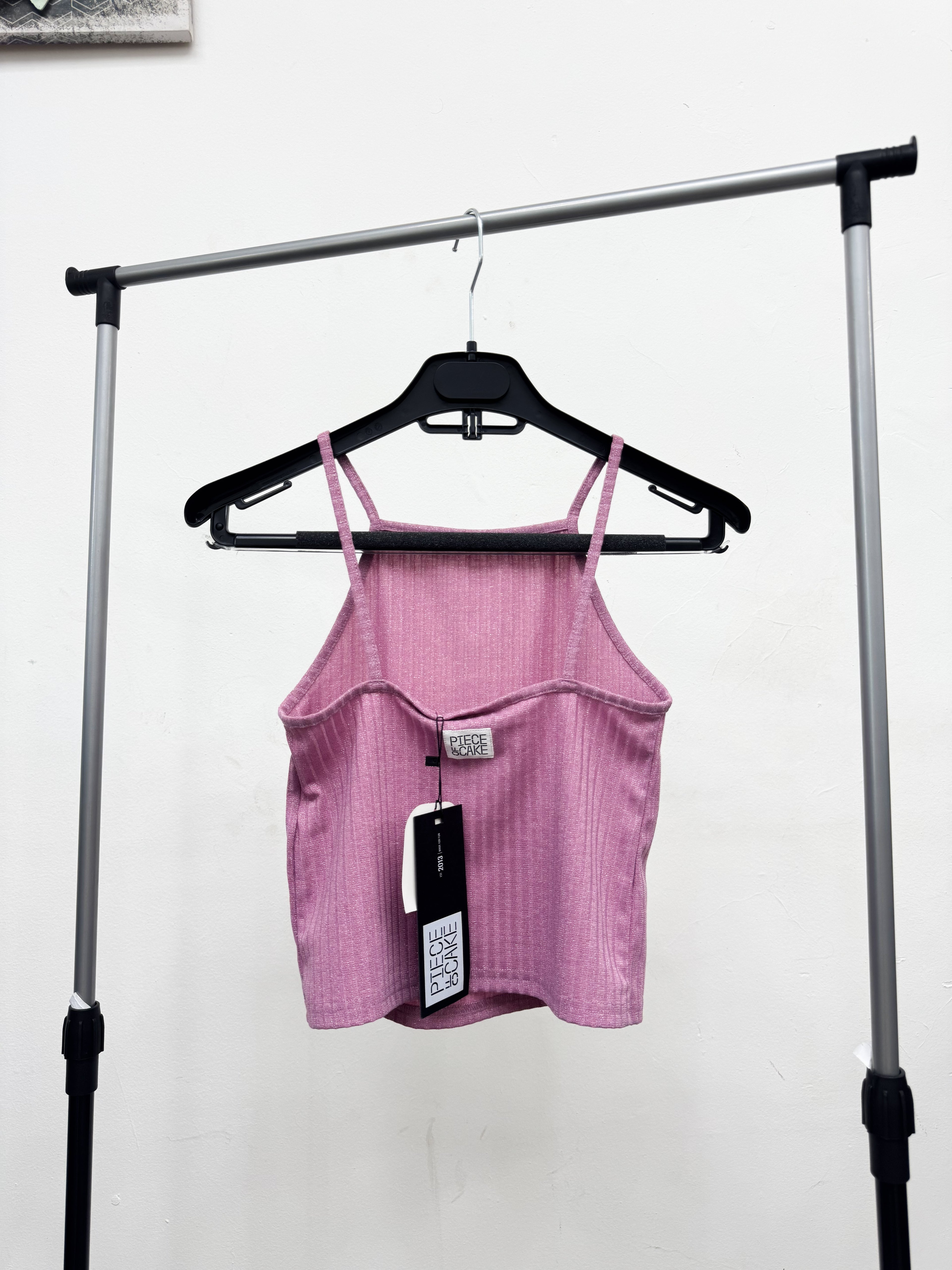 Top rosado brilloso NUEVO