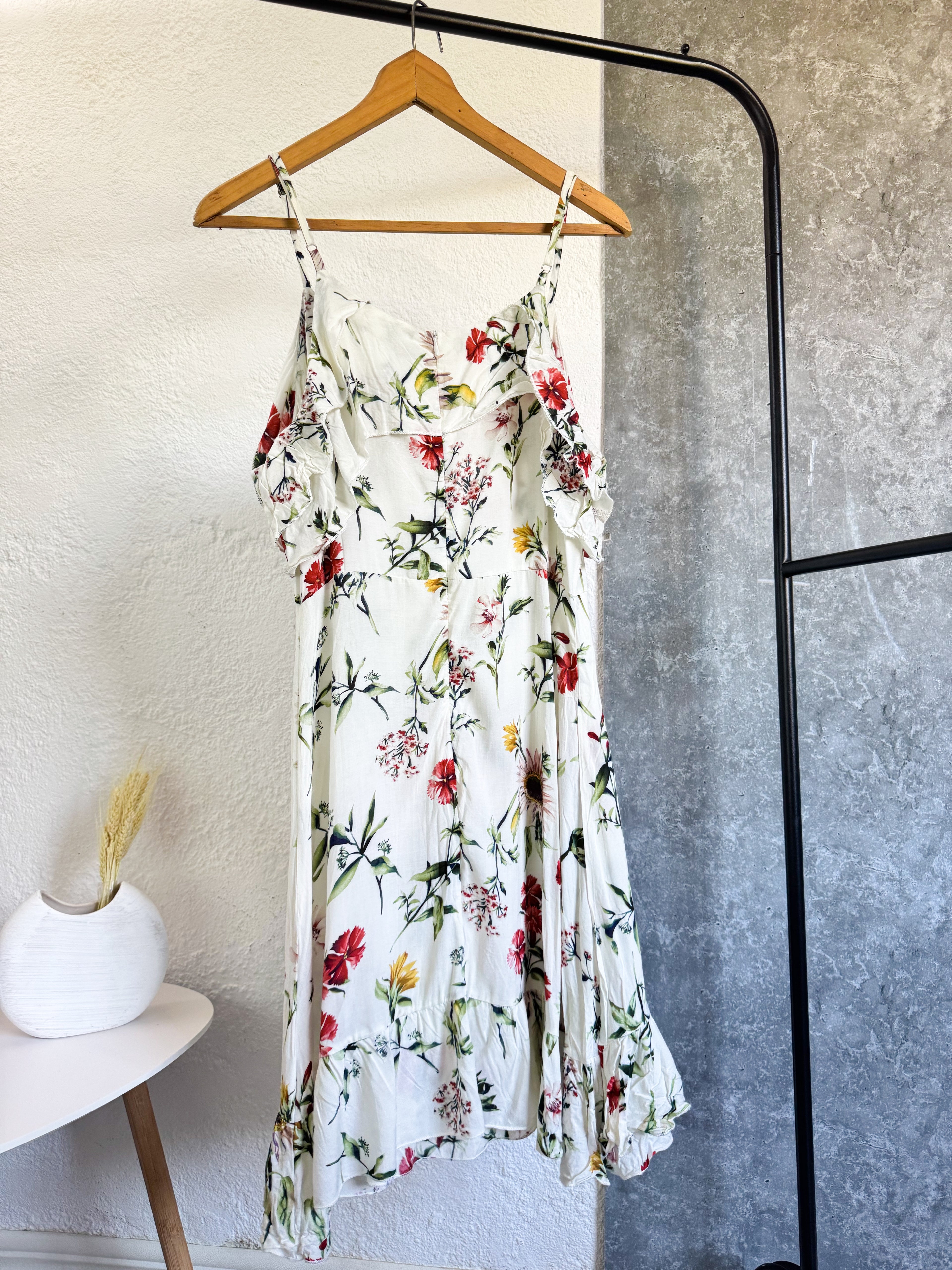 Vestido floreado talle S