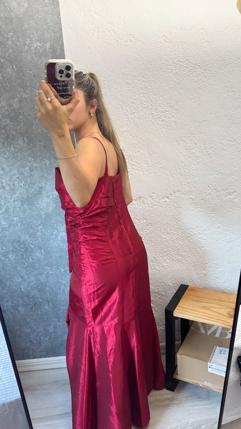 Vestido de fiesta rojo