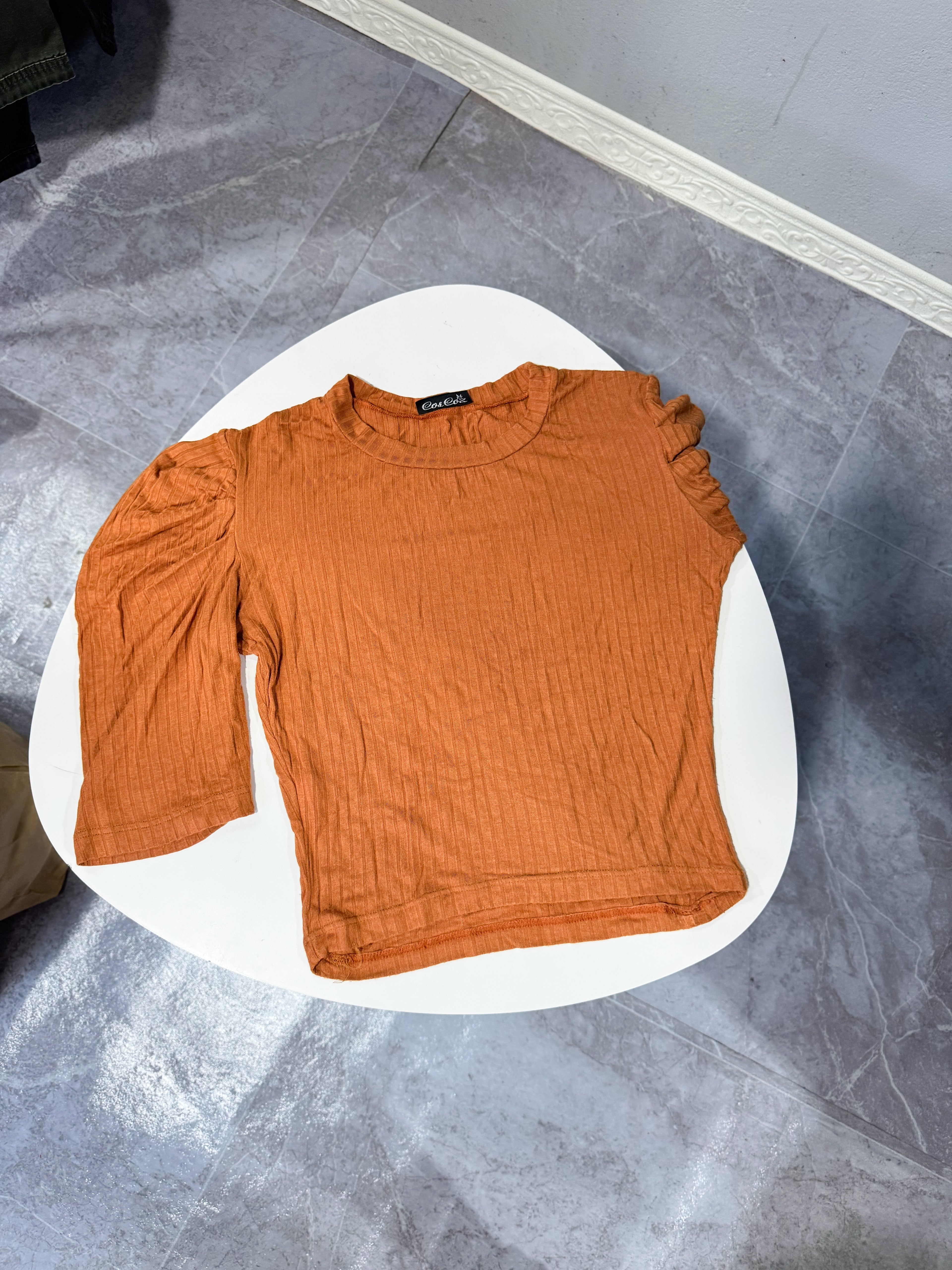 Remera terracota manga princesa 3/4