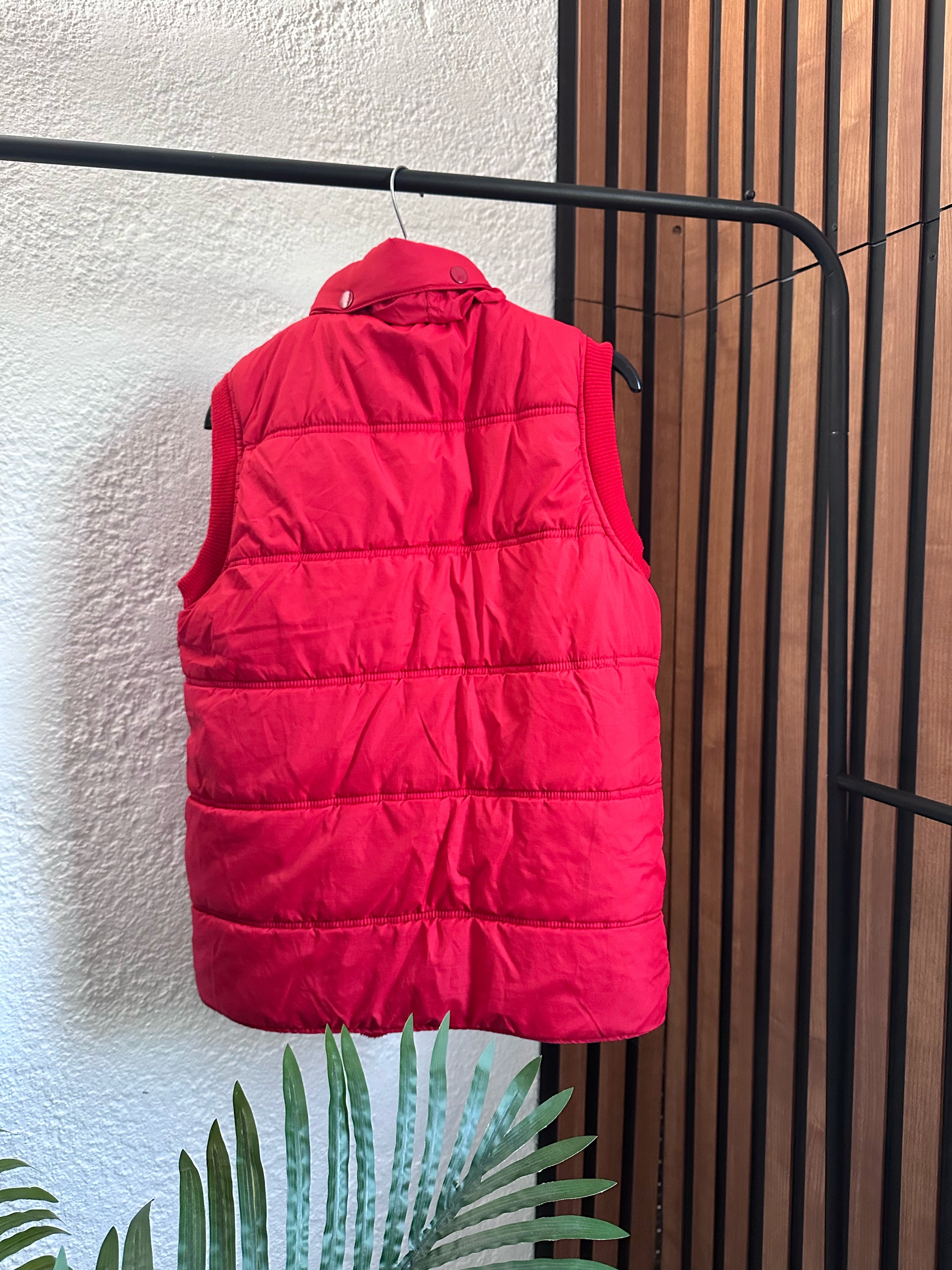 Chaleco rojo talle S
