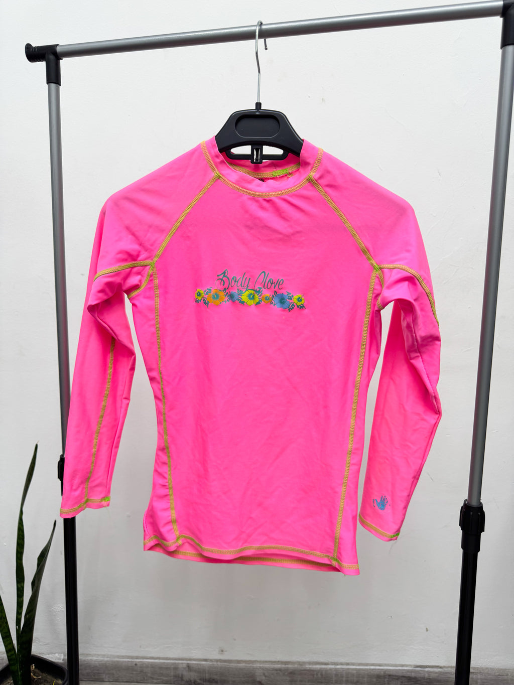 Remera rosada con protección UV