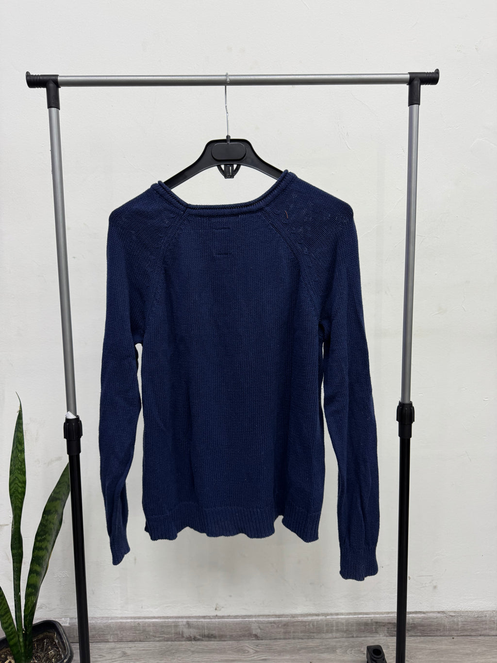 Buzo azul ZARA de hilo