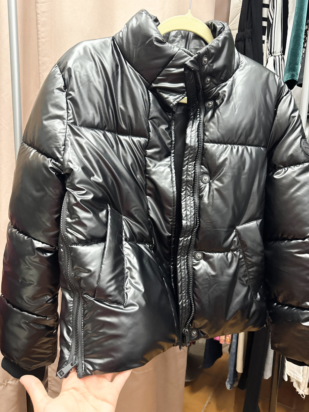 Campera LEMON de abrigo negra