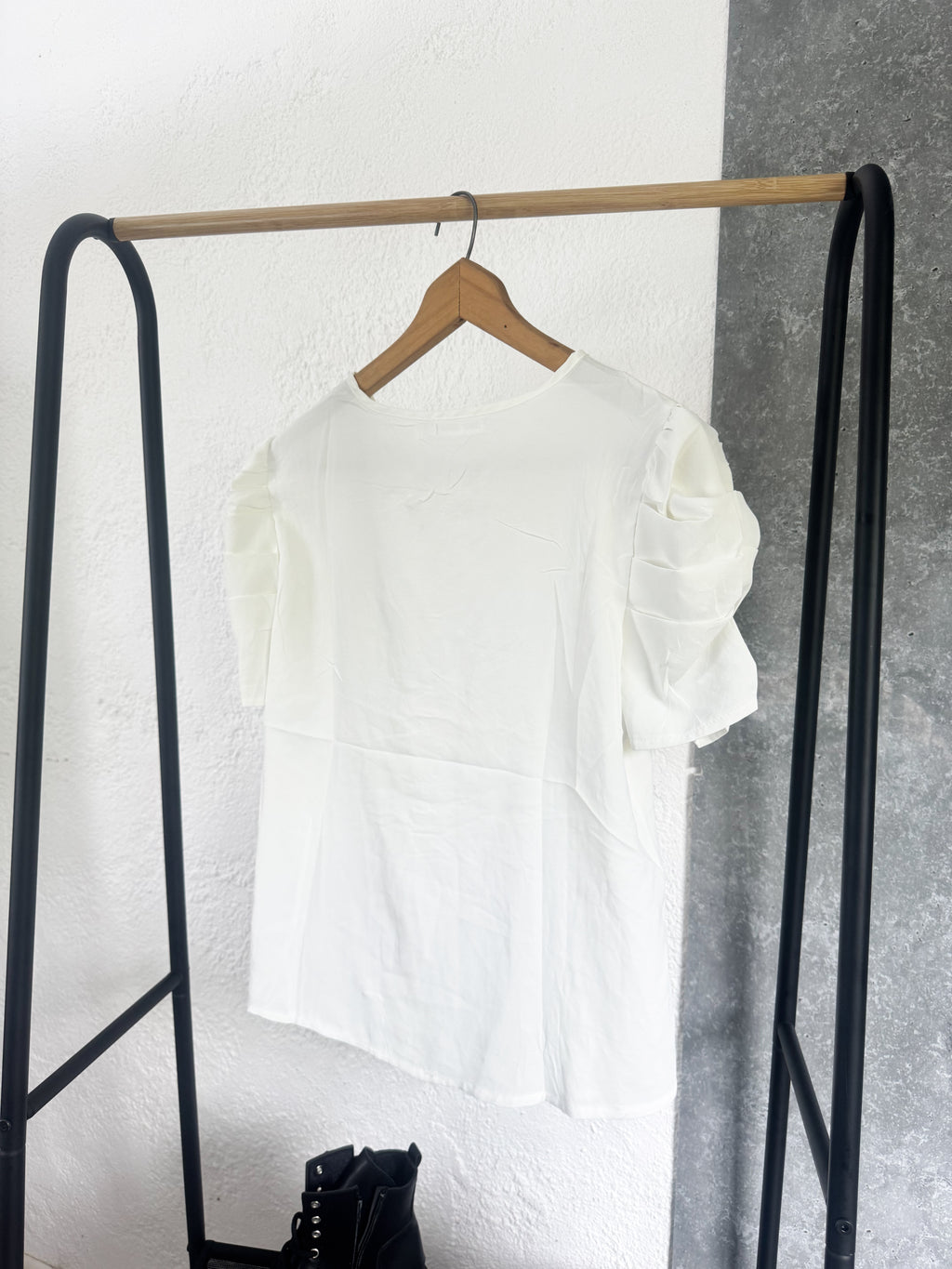 NUEVA remera blanca de seda