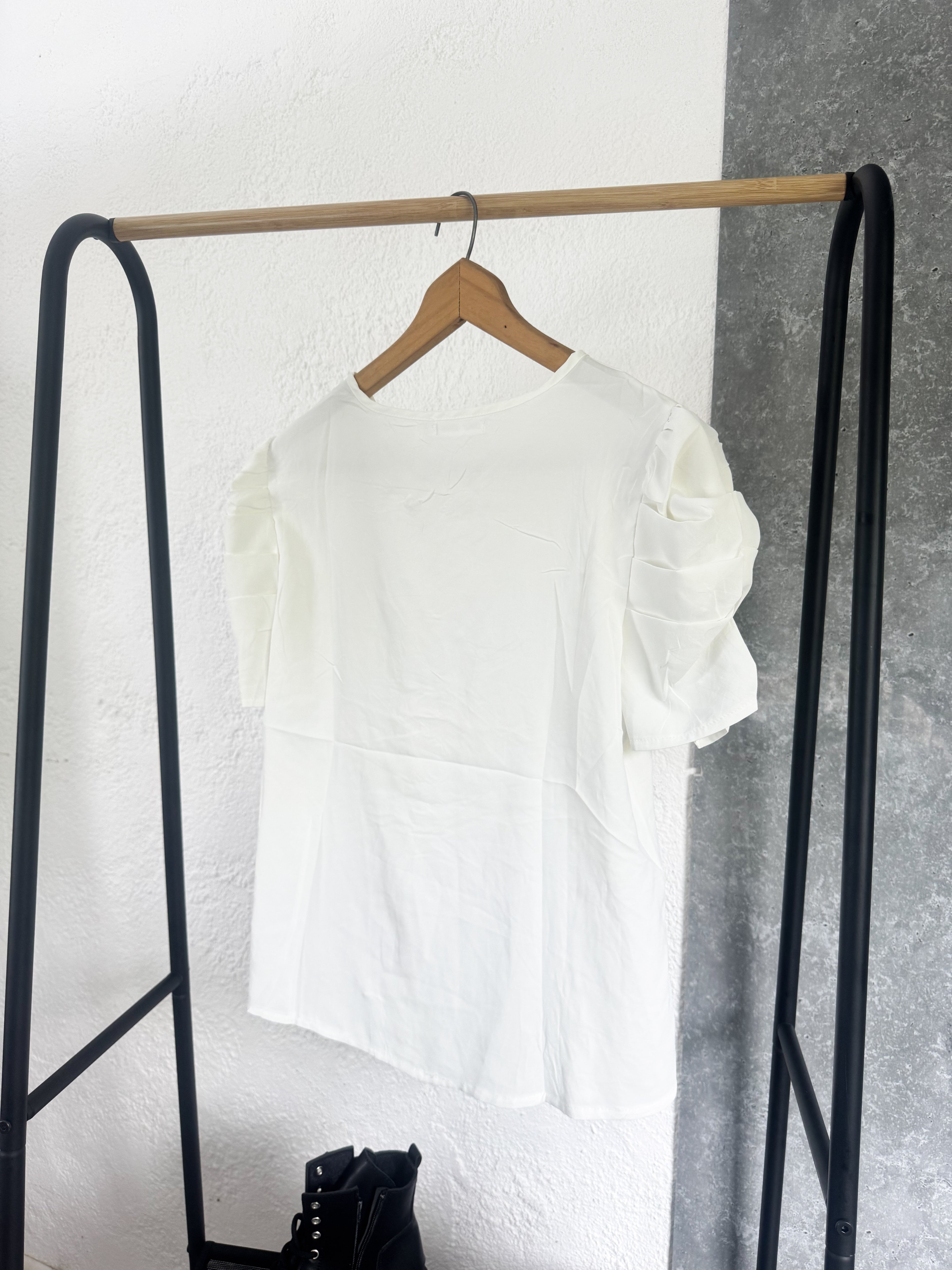 NUEVA remera blanca de seda