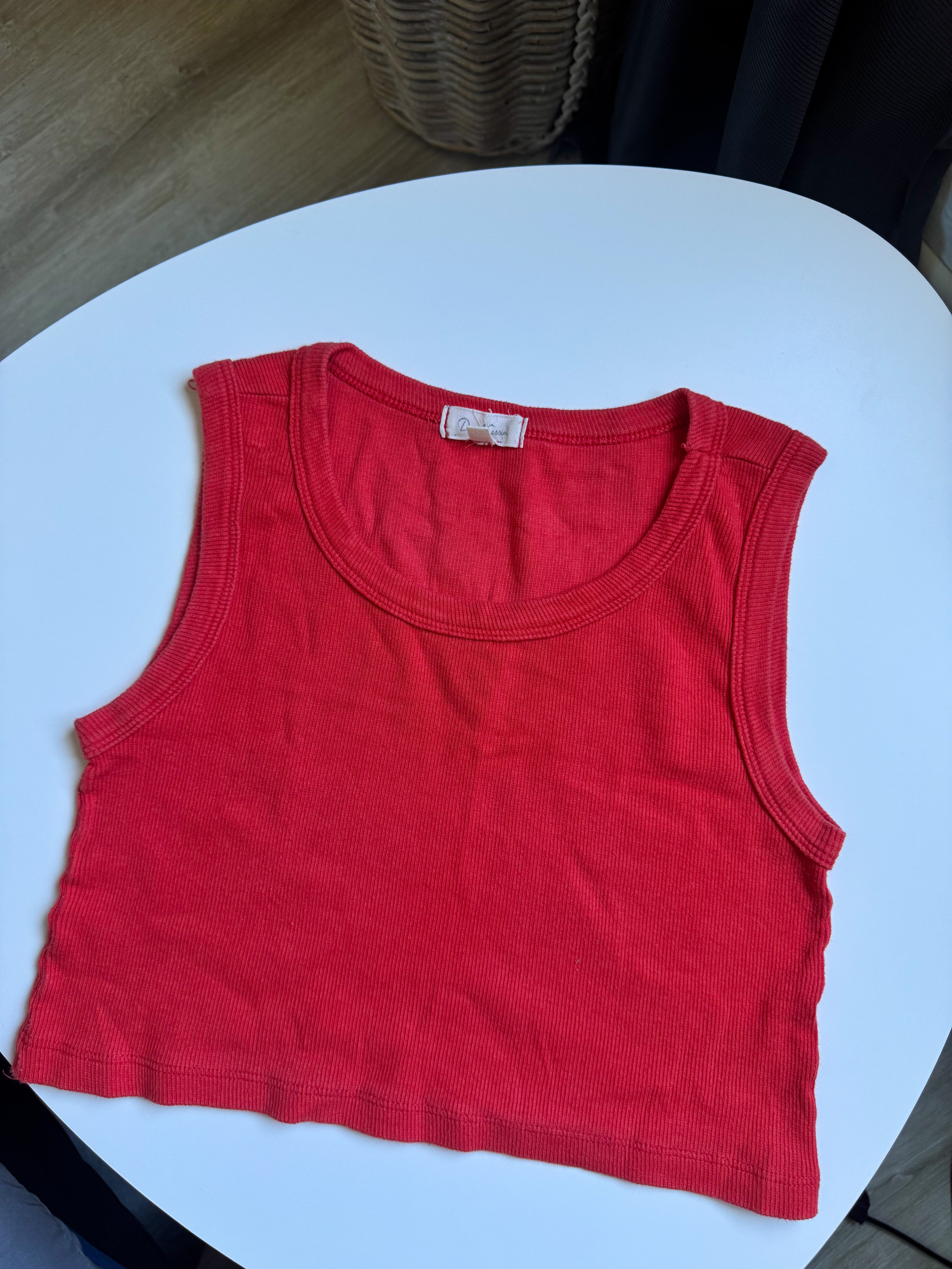 Top rojo Daniel Cassin