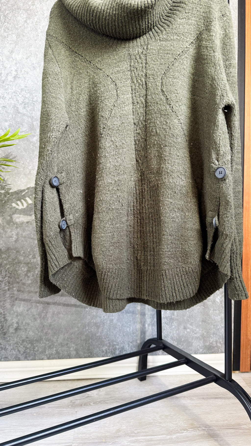 Polerón verde oliva