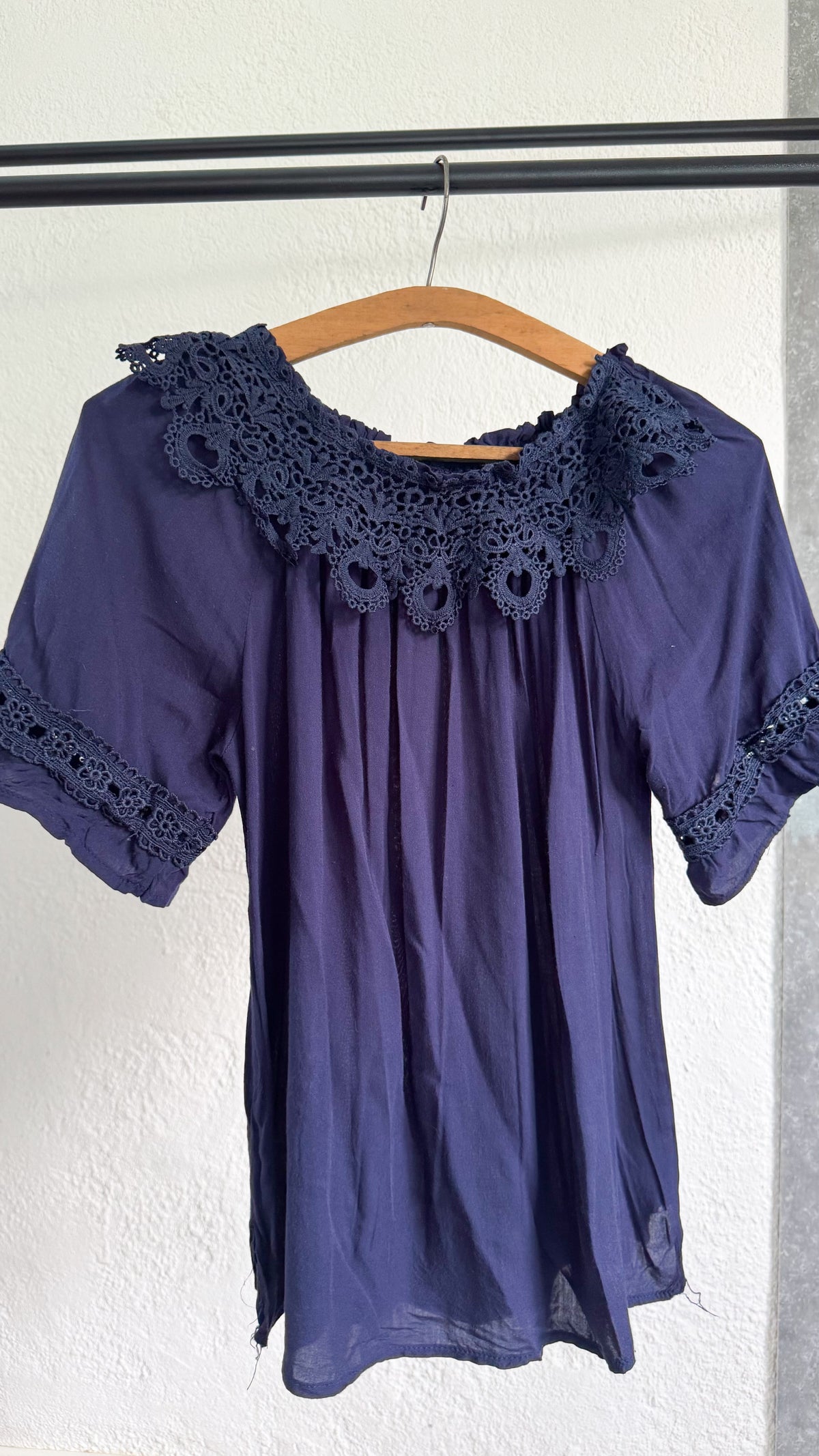 Blusa azul talle L/XL