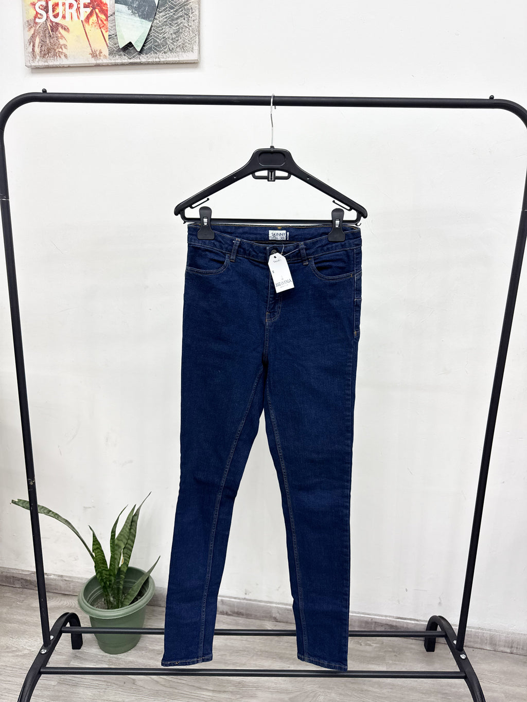 Jean Kiabi azul oscuro talle 36 alicrado