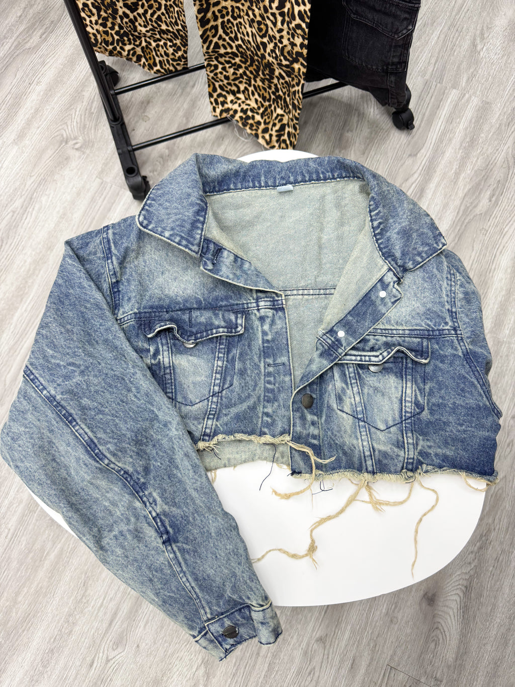 Chaqueta de jean corta