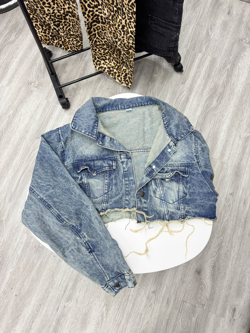 Chaqueta de jean corta