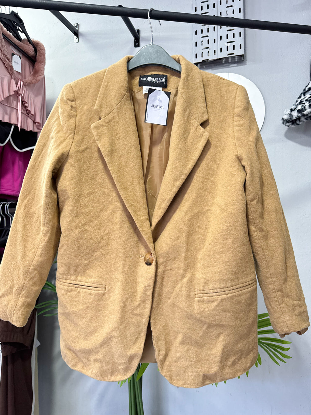 Blazer de paño marrón