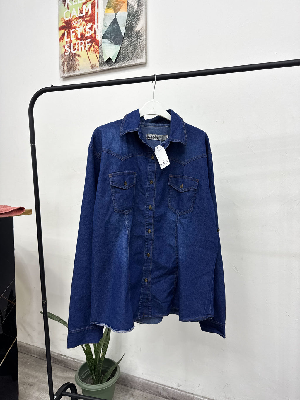 Camisa de Jean talle L/XL