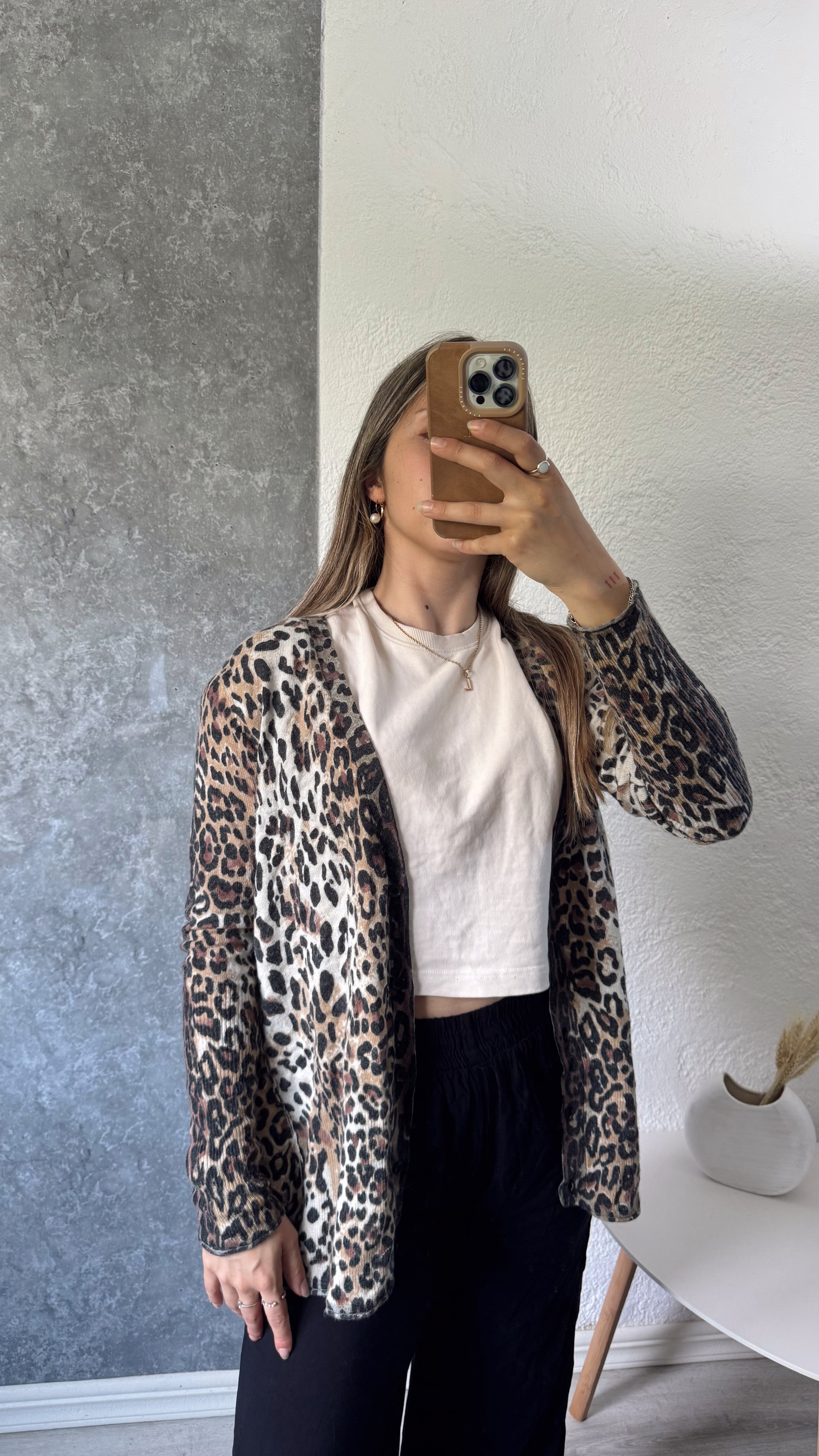 Saco animal print M. Victoria Ortiz