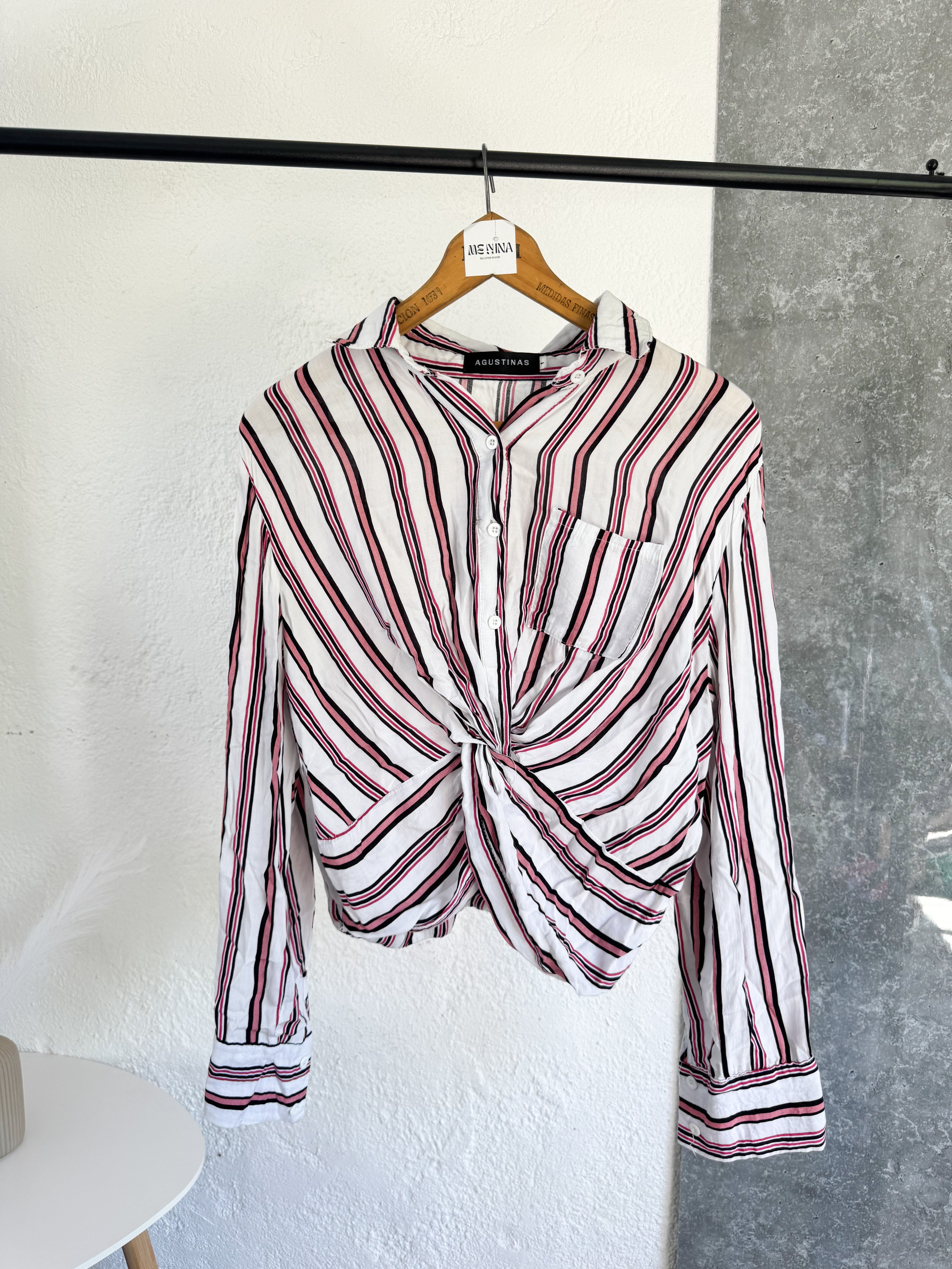 Camisa con nudo AGUSTINAS